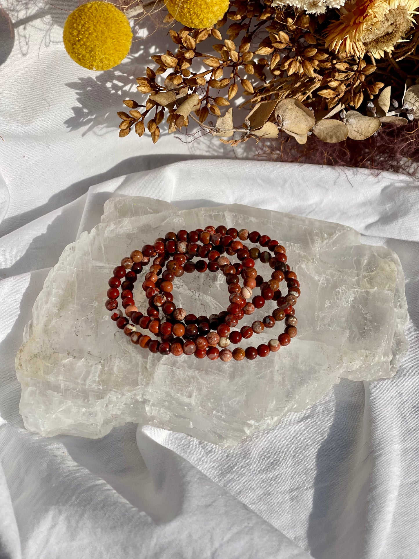 Kids Red Jasper Bracelet