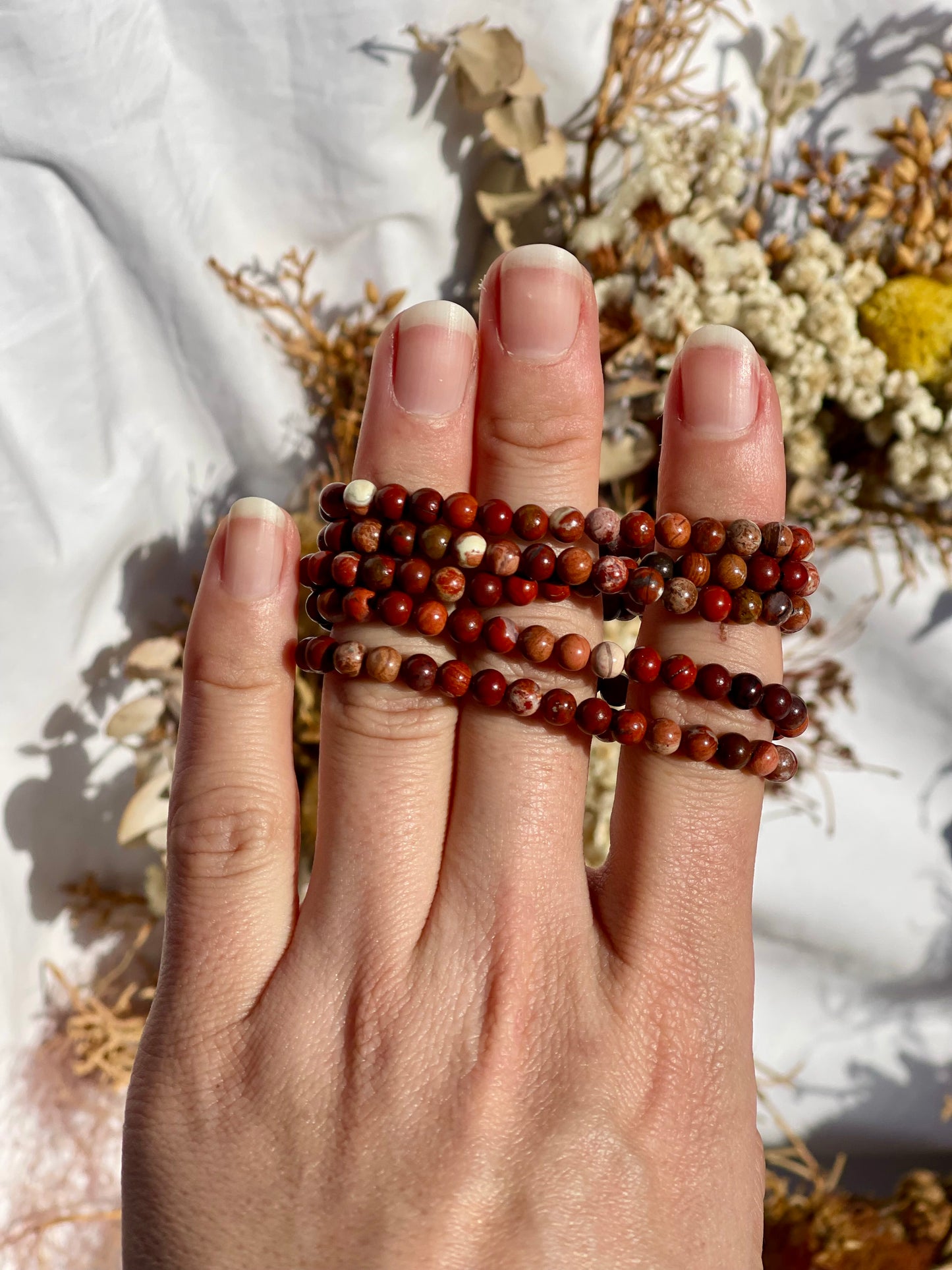 Kids Red Jasper Bracelet
