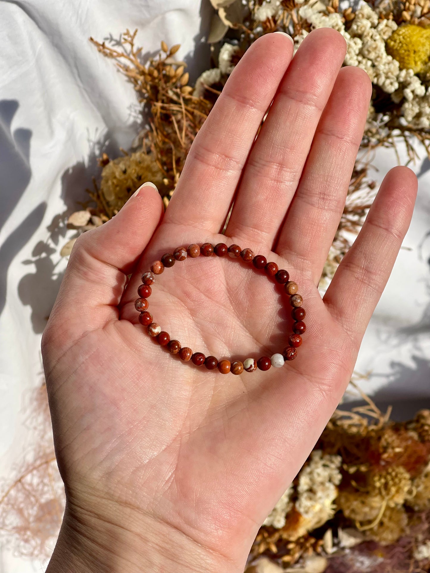 Kids Red Jasper Bracelet