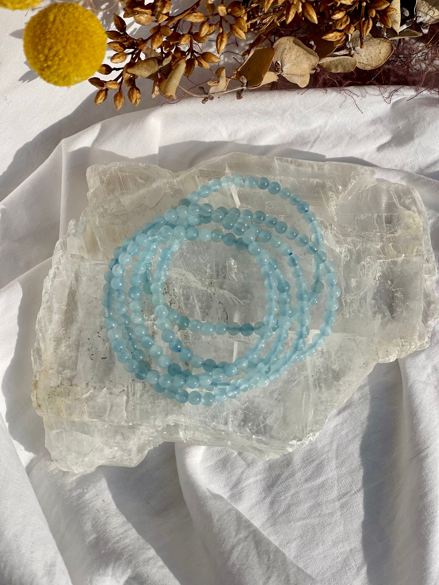 Aquamarine Bracelet | 4mm