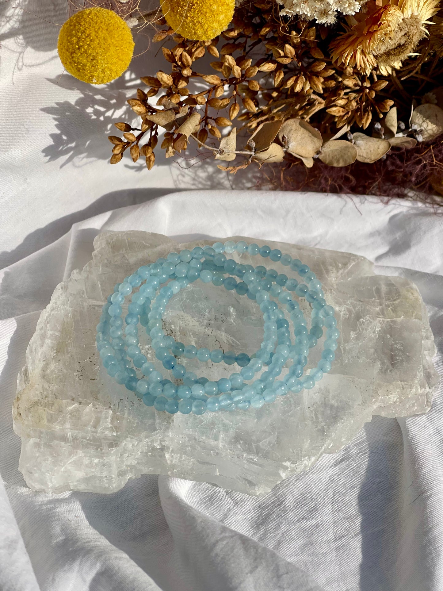 Aquamarine Bracelet | 4mm