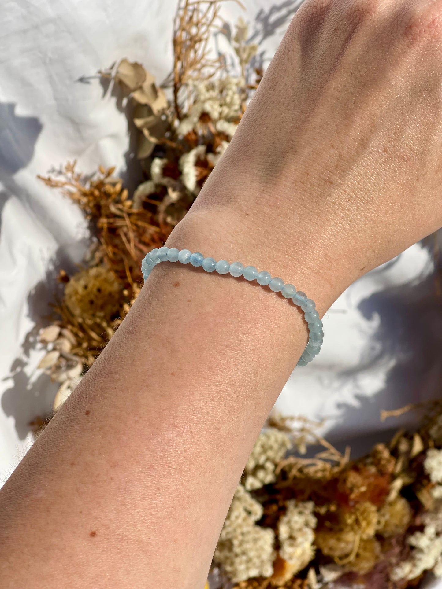 Aquamarine Bracelet | 4mm