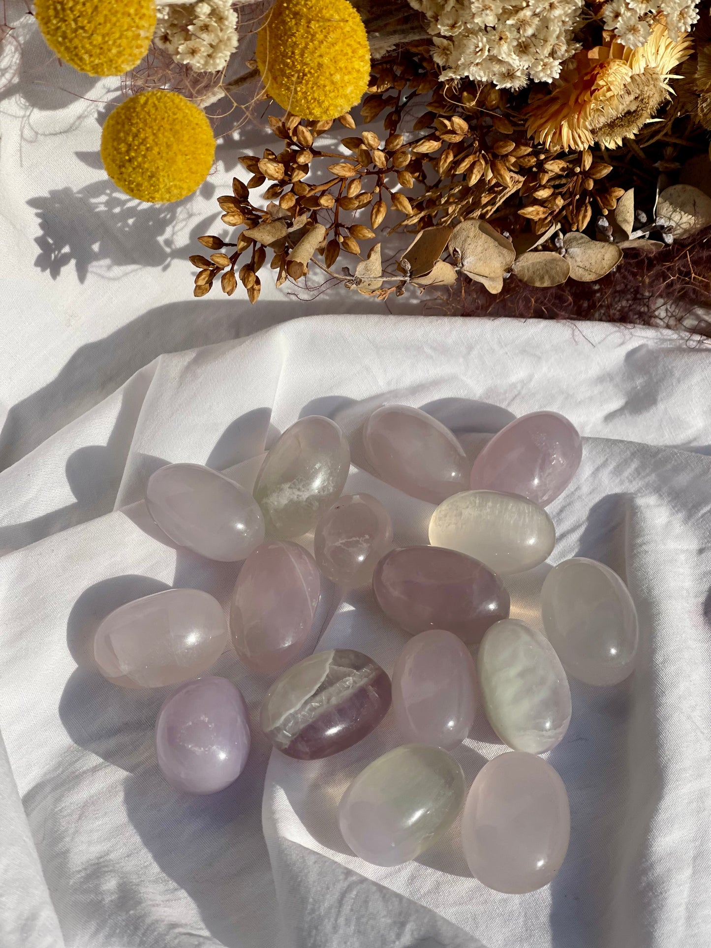 Lavender Fluorite Tumble