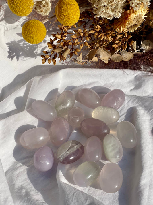 Lavender Fluorite Tumble
