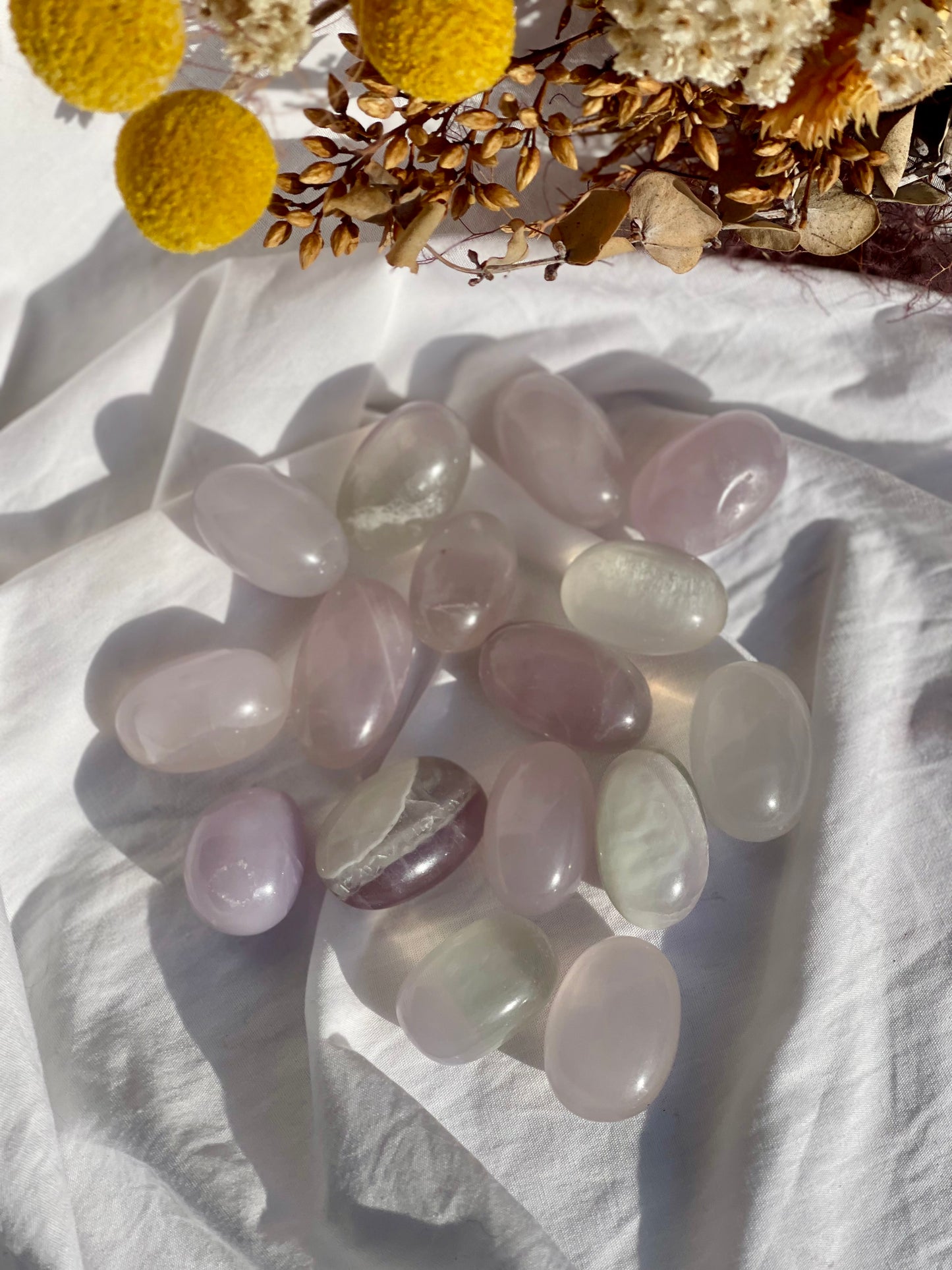 Lavender Fluorite Tumble