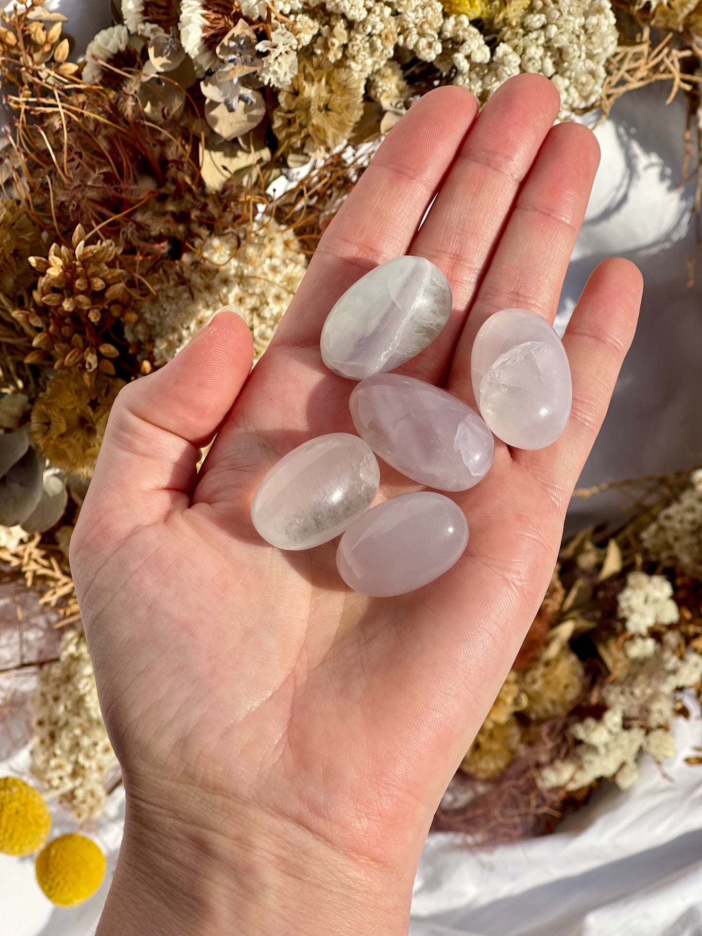 Lavender Fluorite Tumble