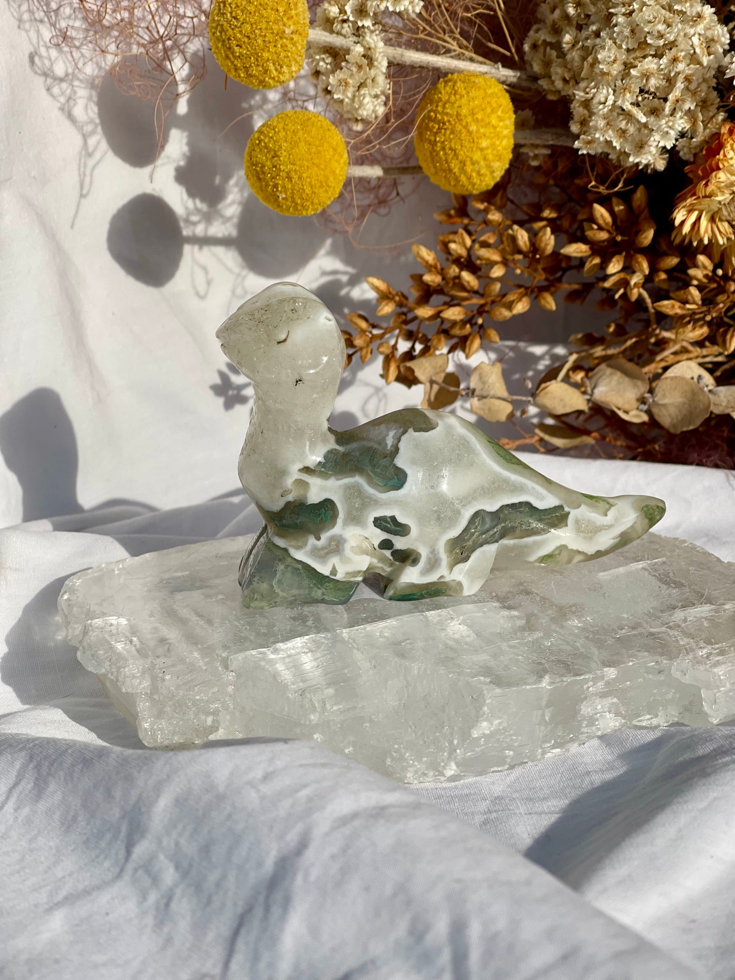 Moss Agate Dino