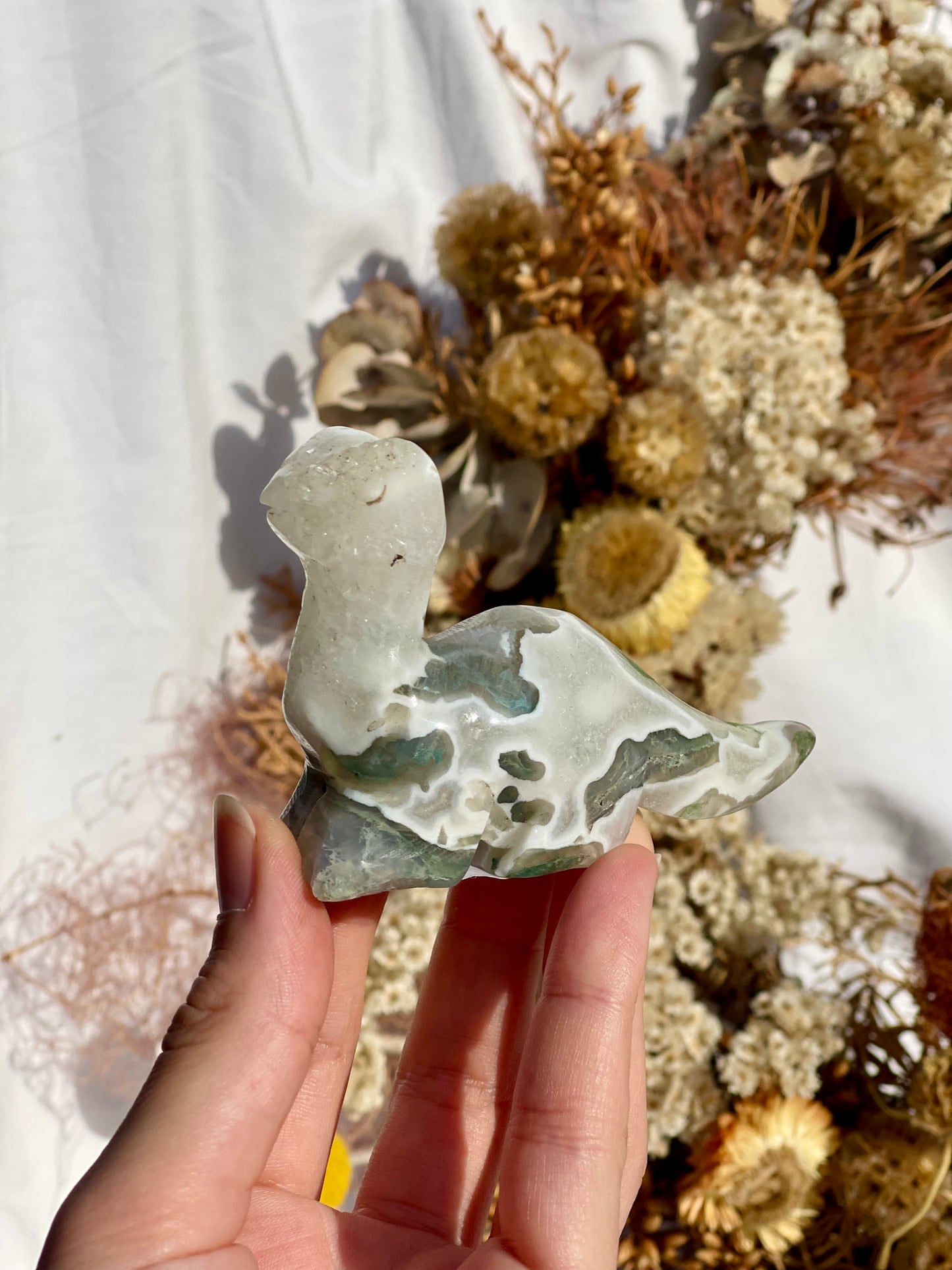 Moss Agate Dino