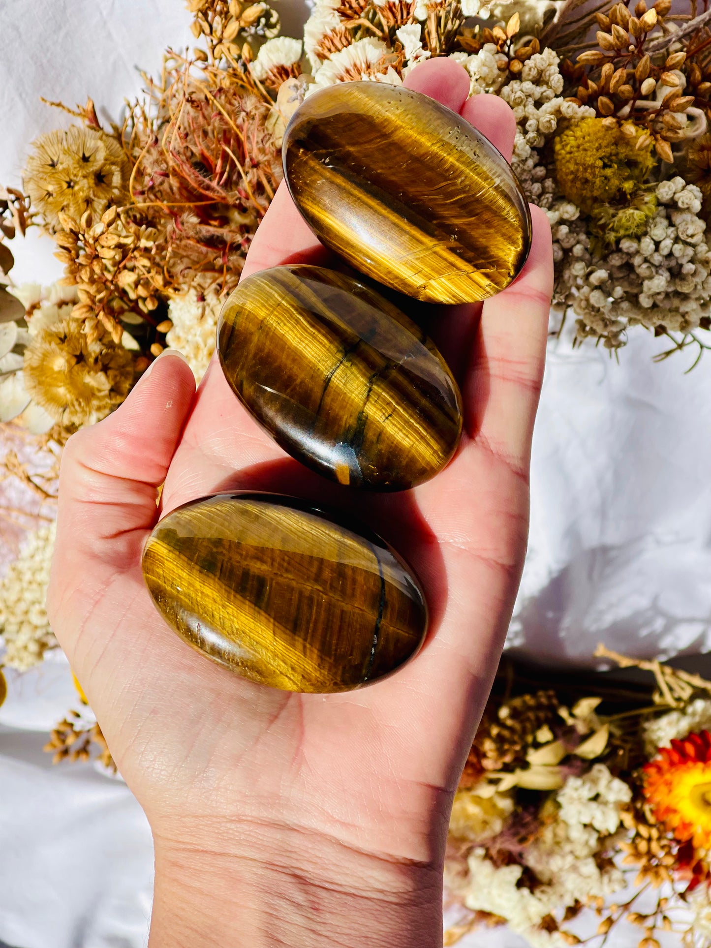 Tiger Eye Palmstone