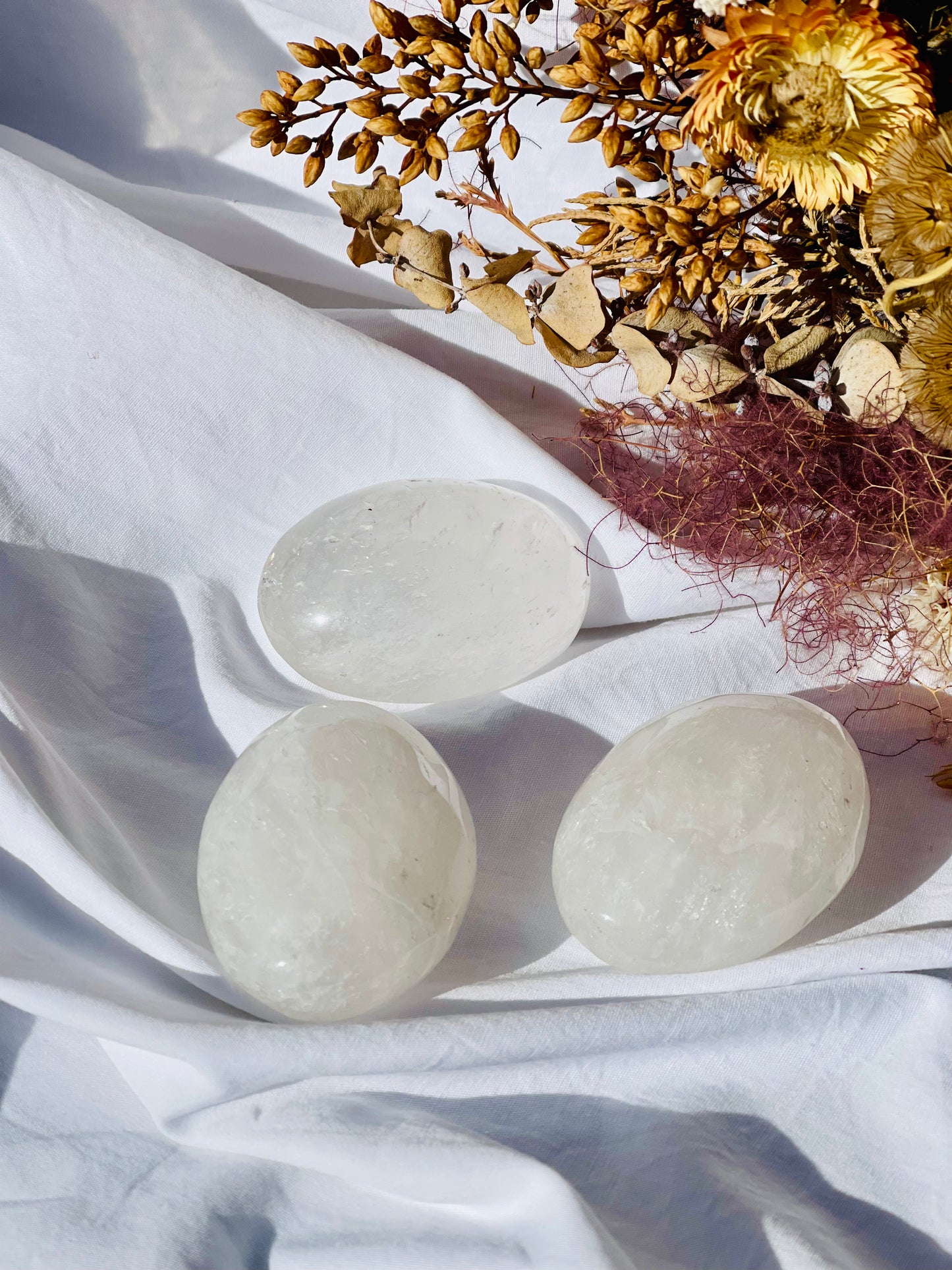 Clear Quartz Palmstone