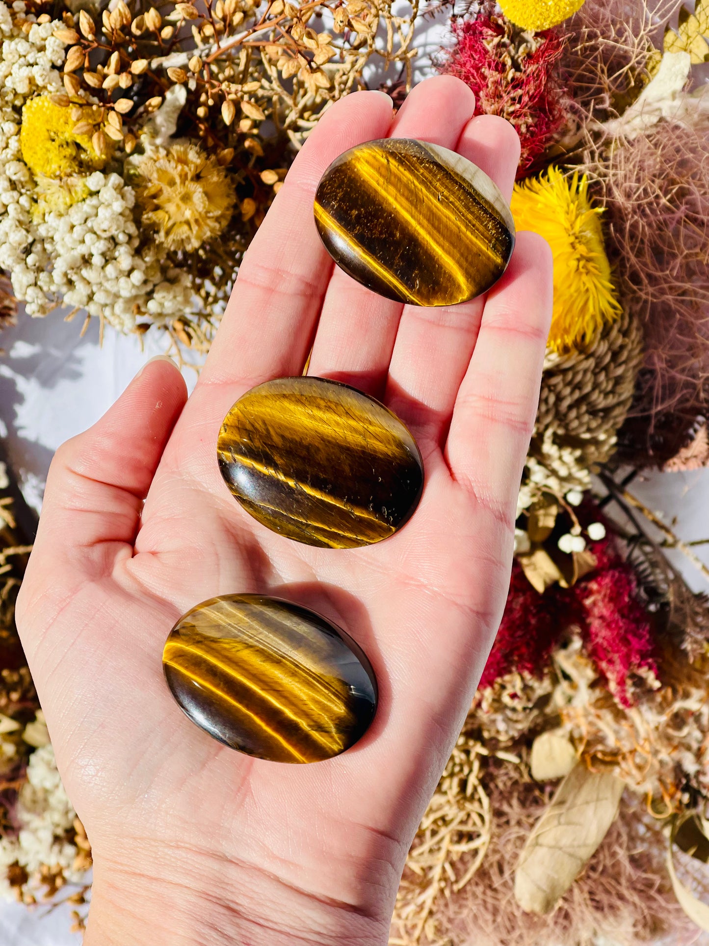 Tiger Eye Palmstone