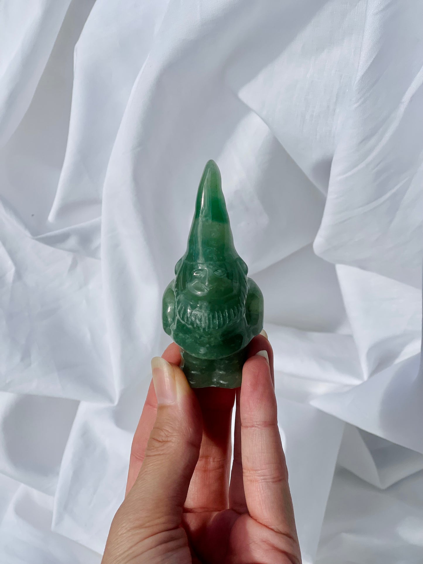 Green Adventurine Gnome