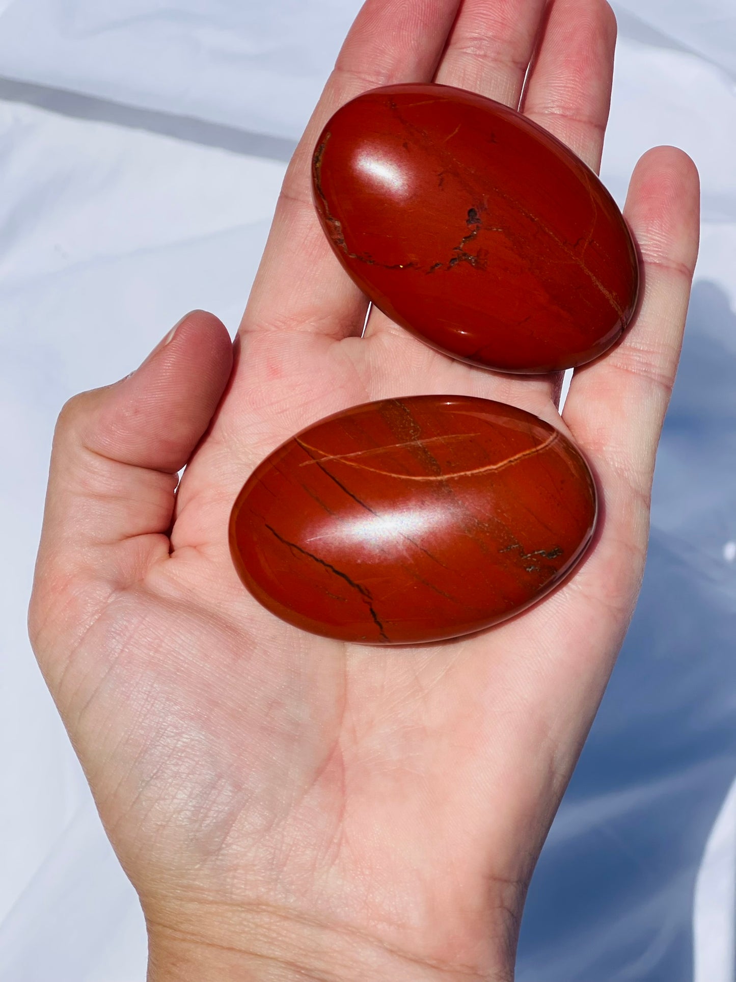 Red Jasper Palmstone
