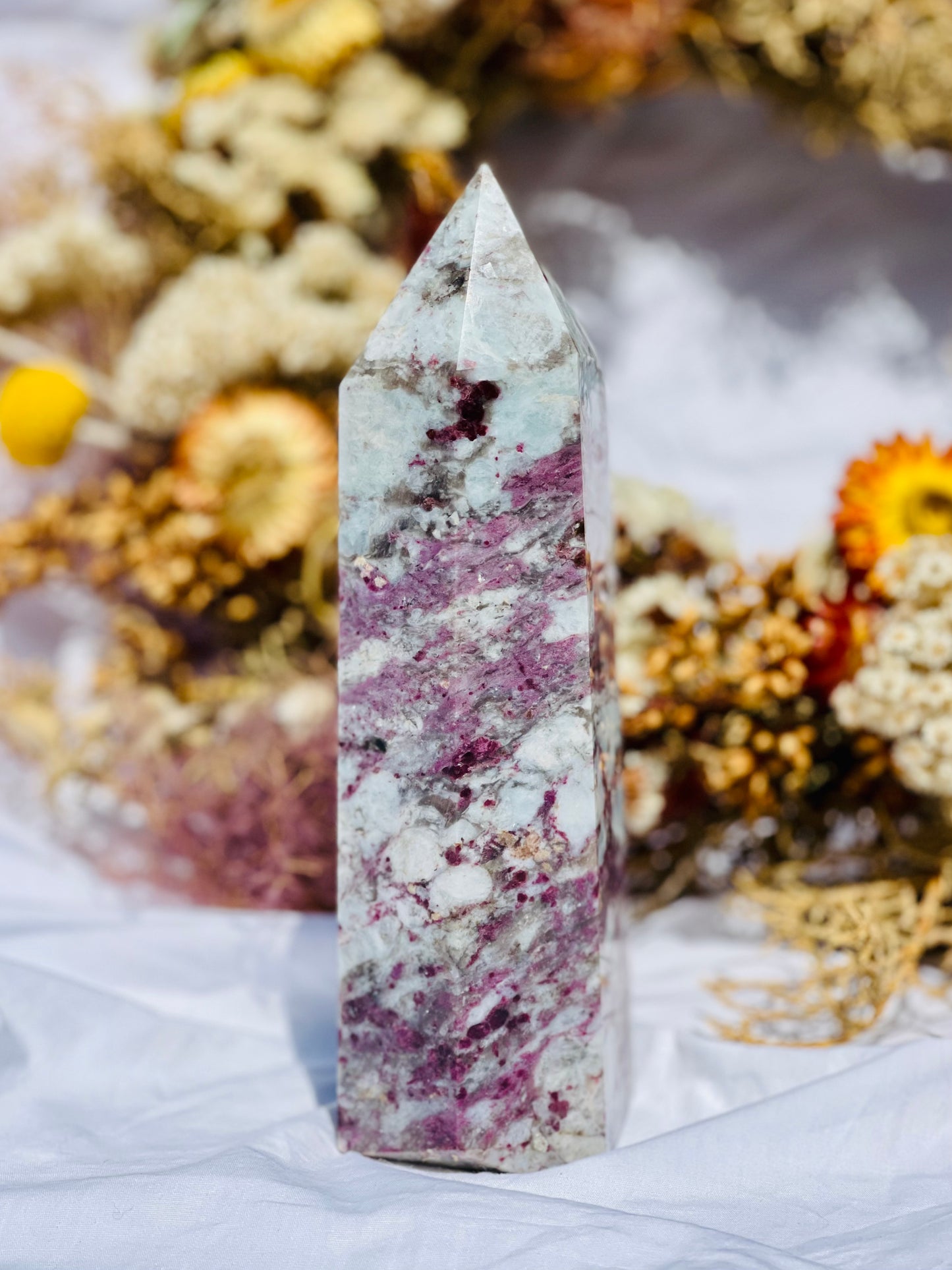 Pink Tourmaline Point