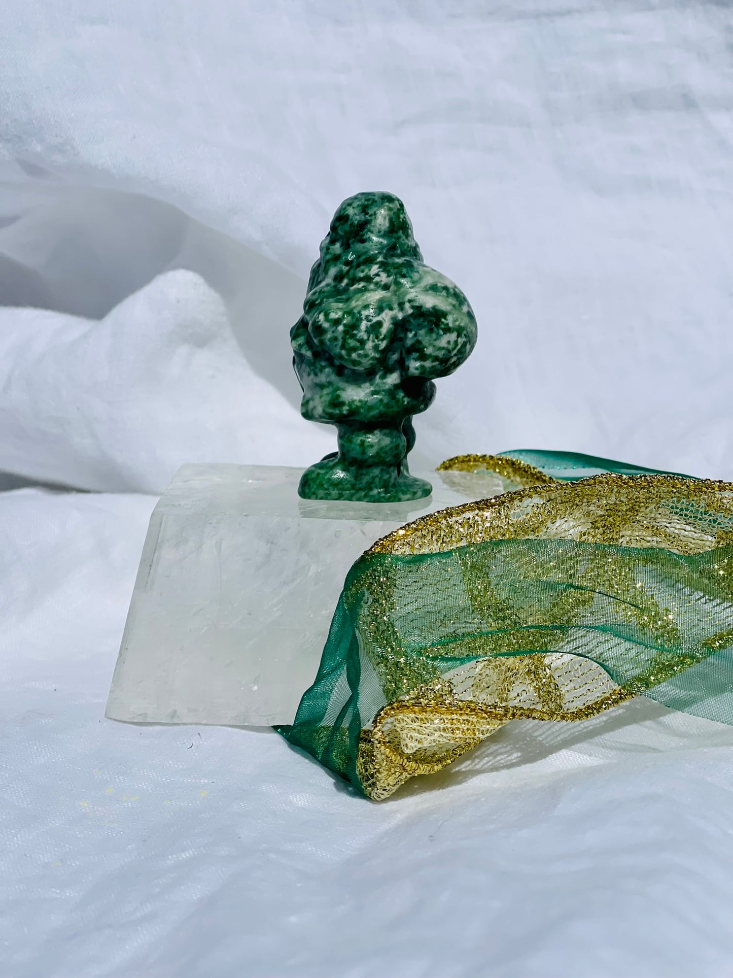 Tree Agate Santa