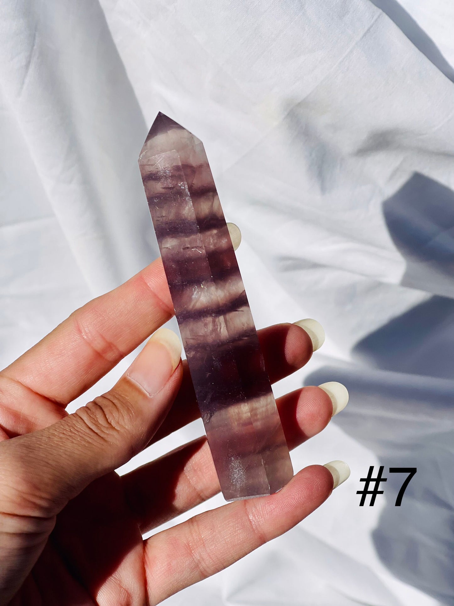 Rainbow Fluorite Points