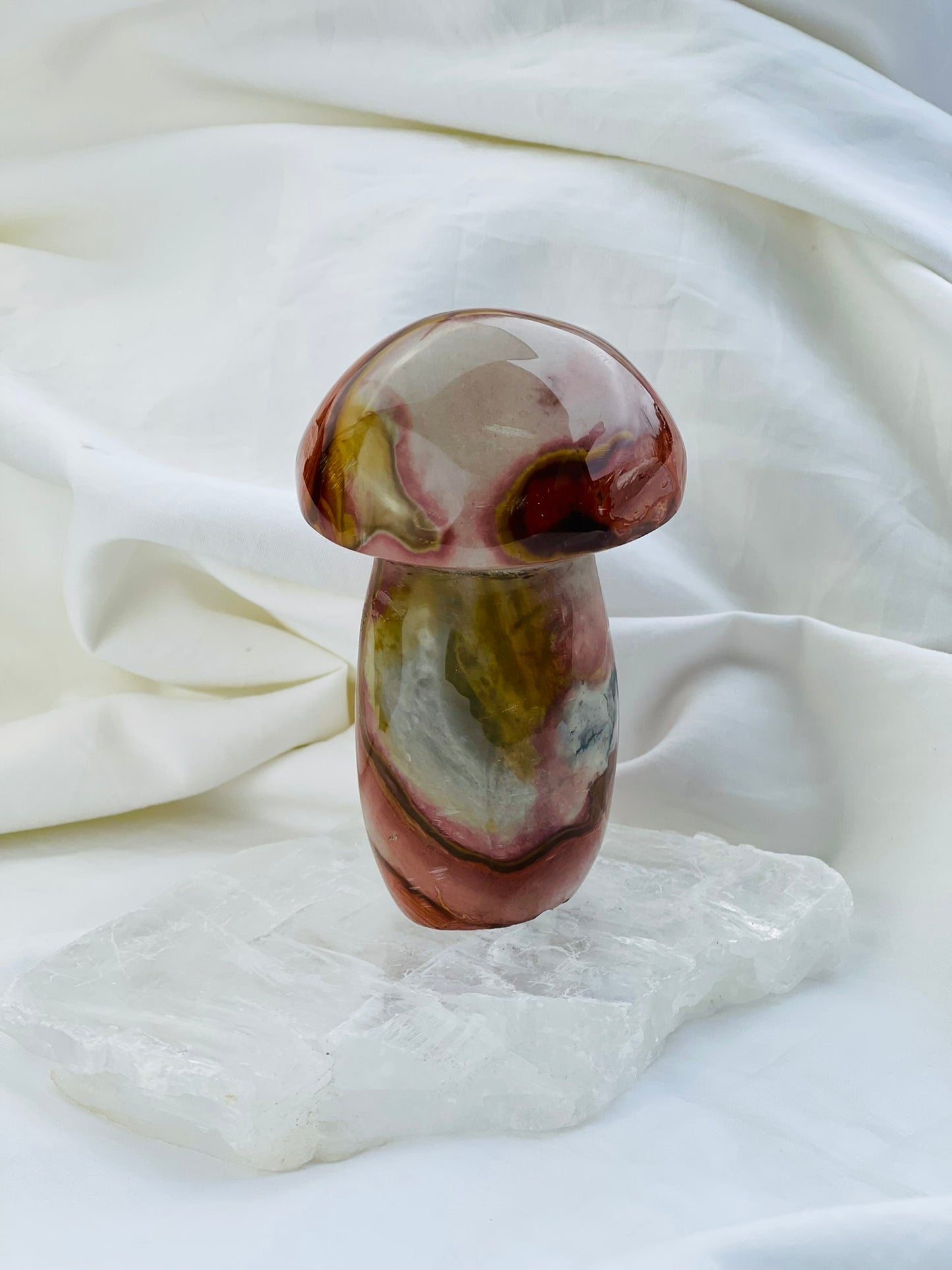 Polychrome Jasper Mushroom