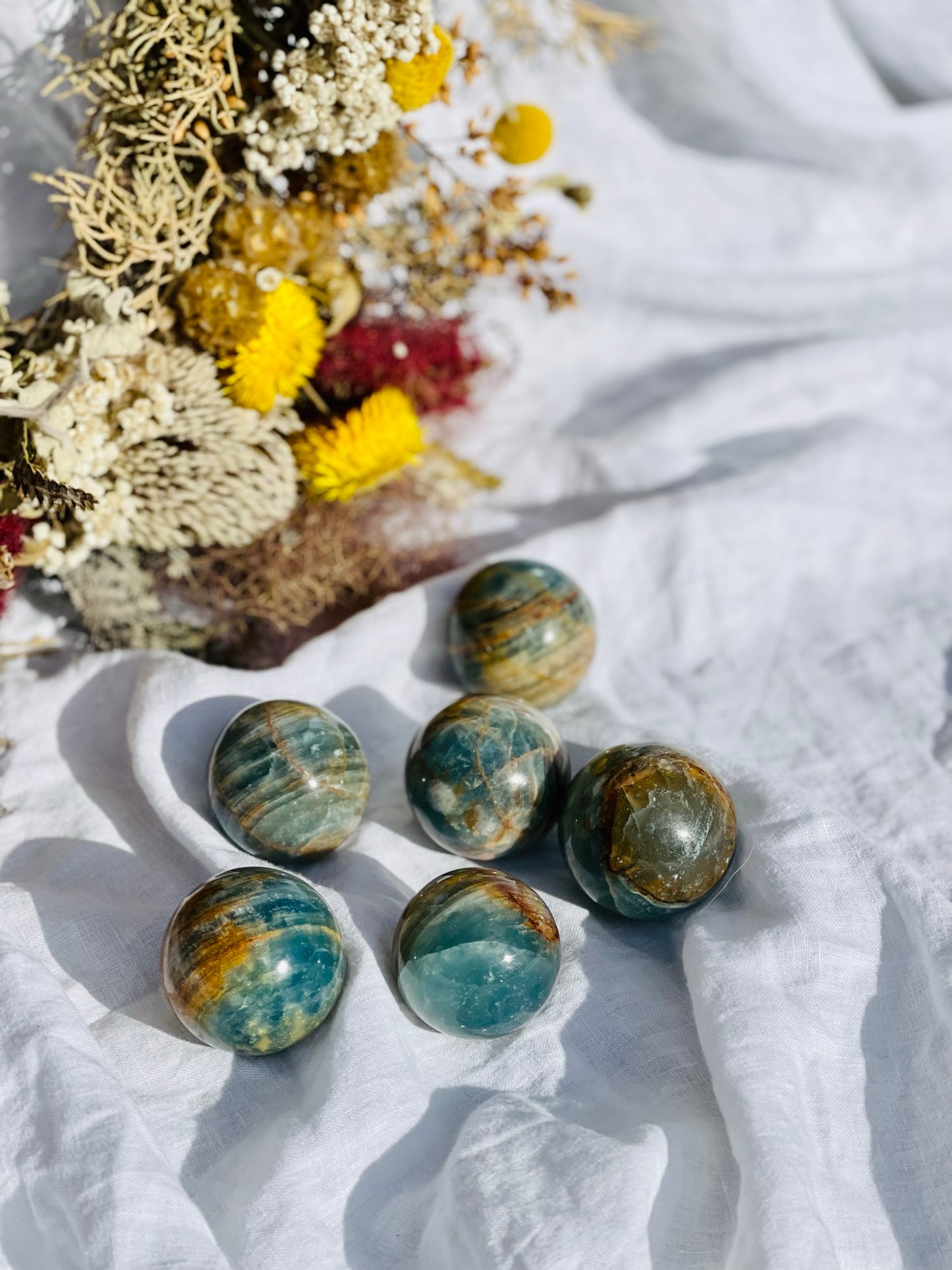 Blue Onyx Sphere