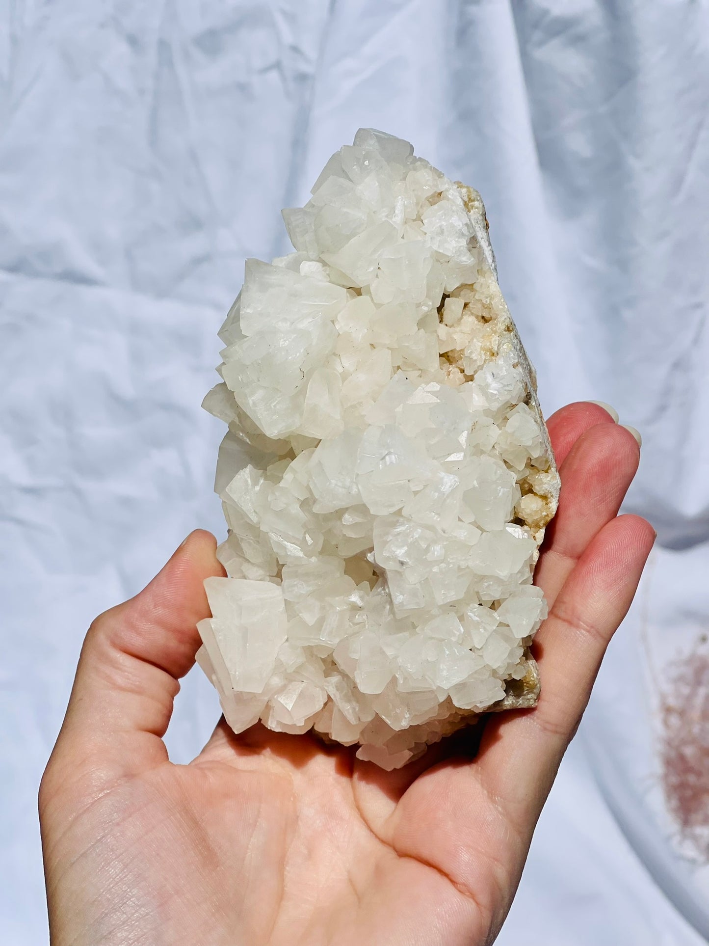 White Calcite Cluster