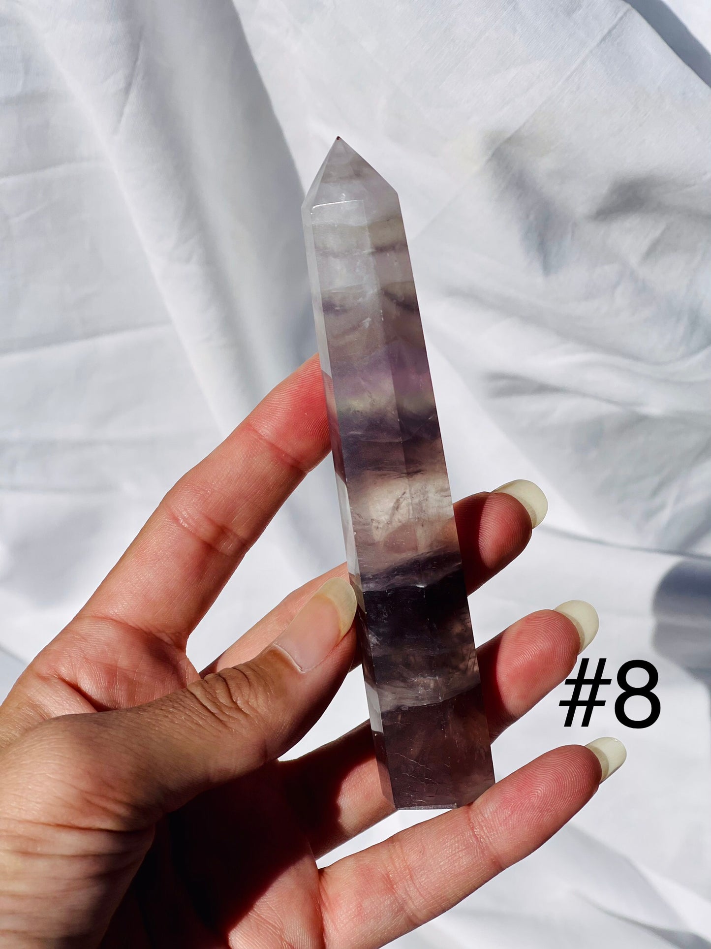 Rainbow Fluorite Points