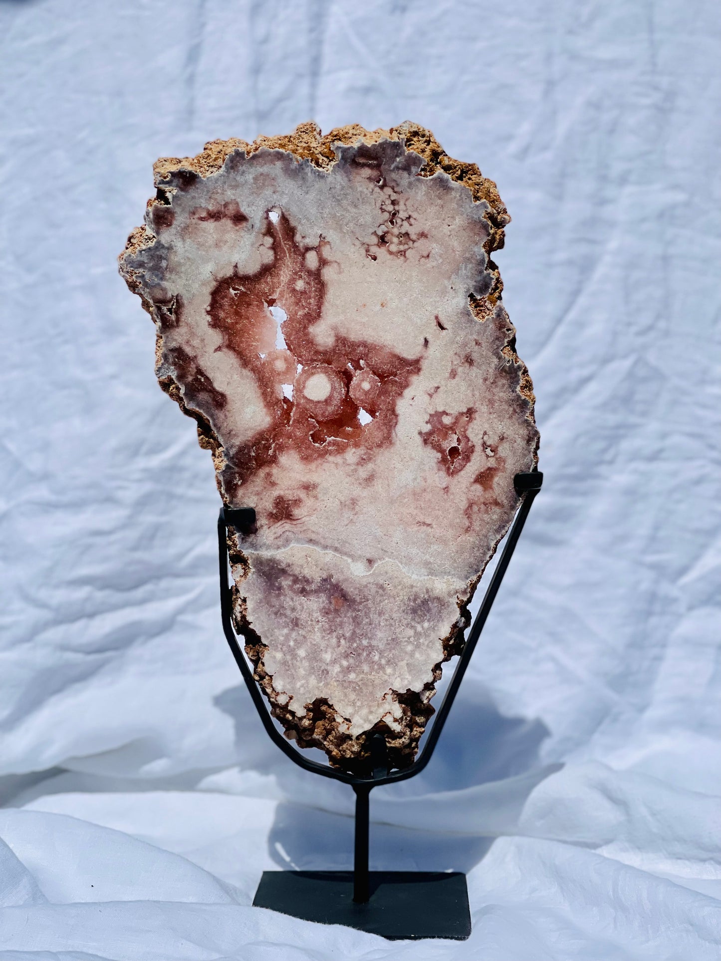 Brazilian Pink Amethyst Slab - Large