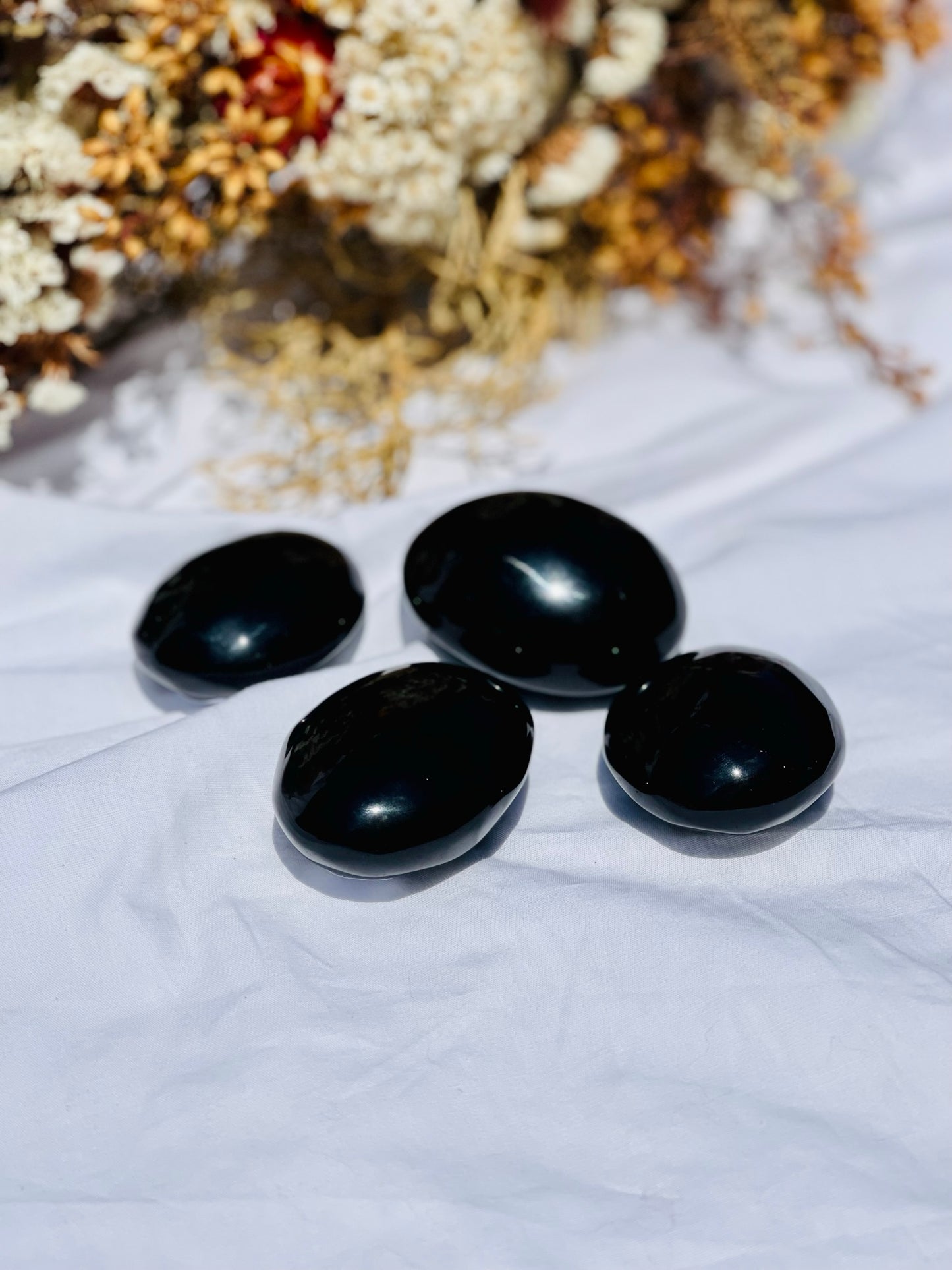 Black Obsidian Palmstone