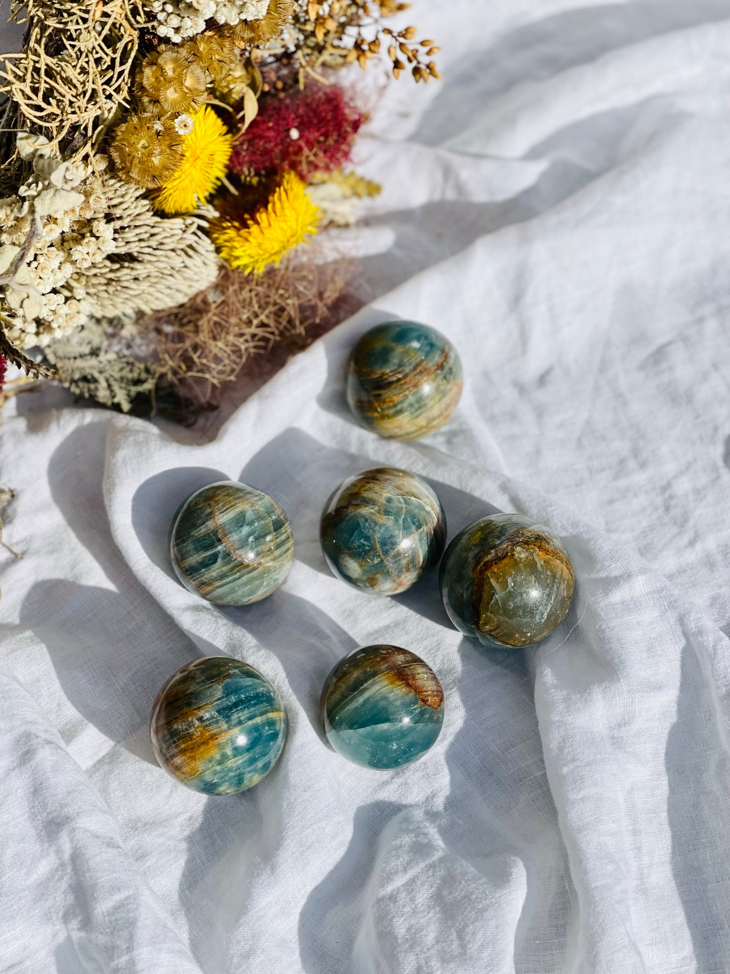 Blue Onyx Sphere