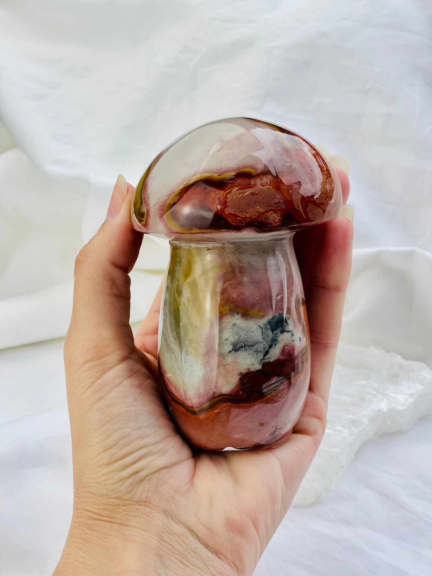 Polychrome Jasper Mushroom