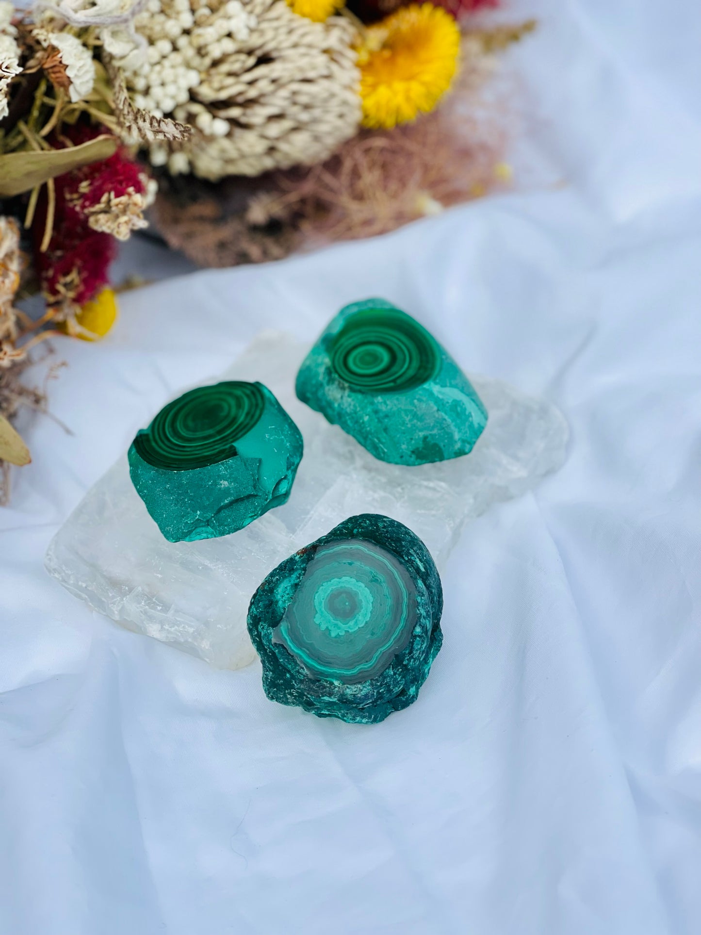 Malachite Polished Top