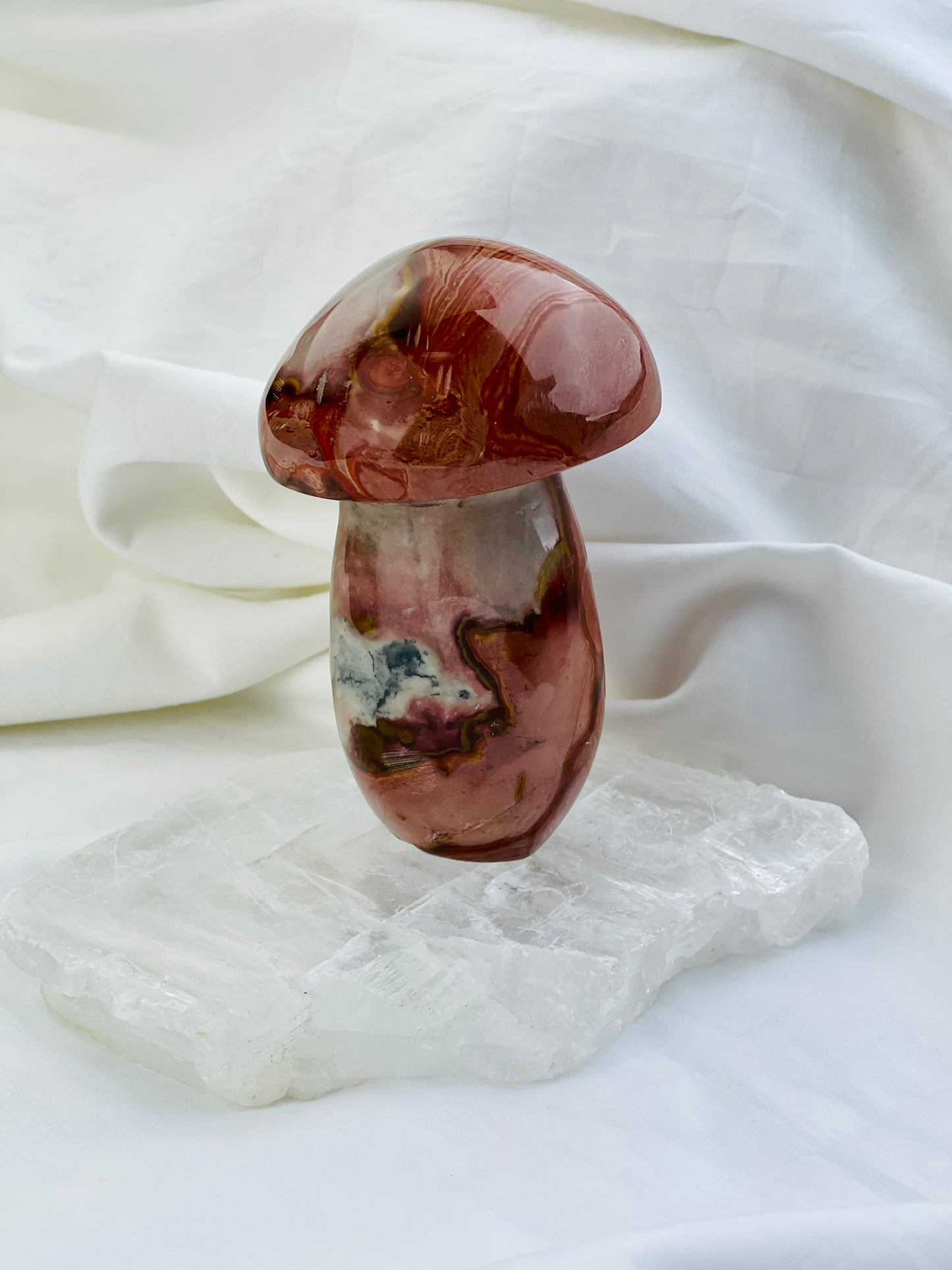 Polychrome Jasper Mushroom