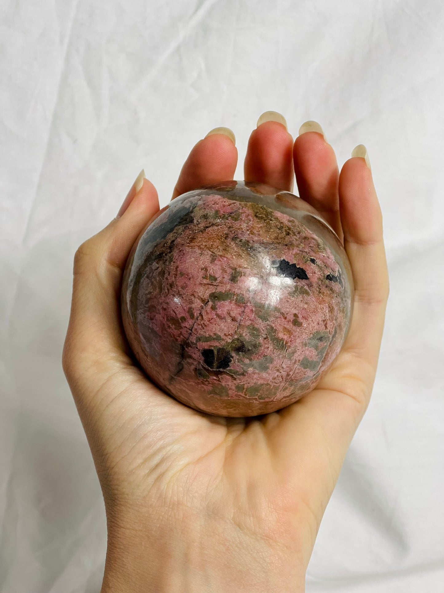 Rhodonite Sphere