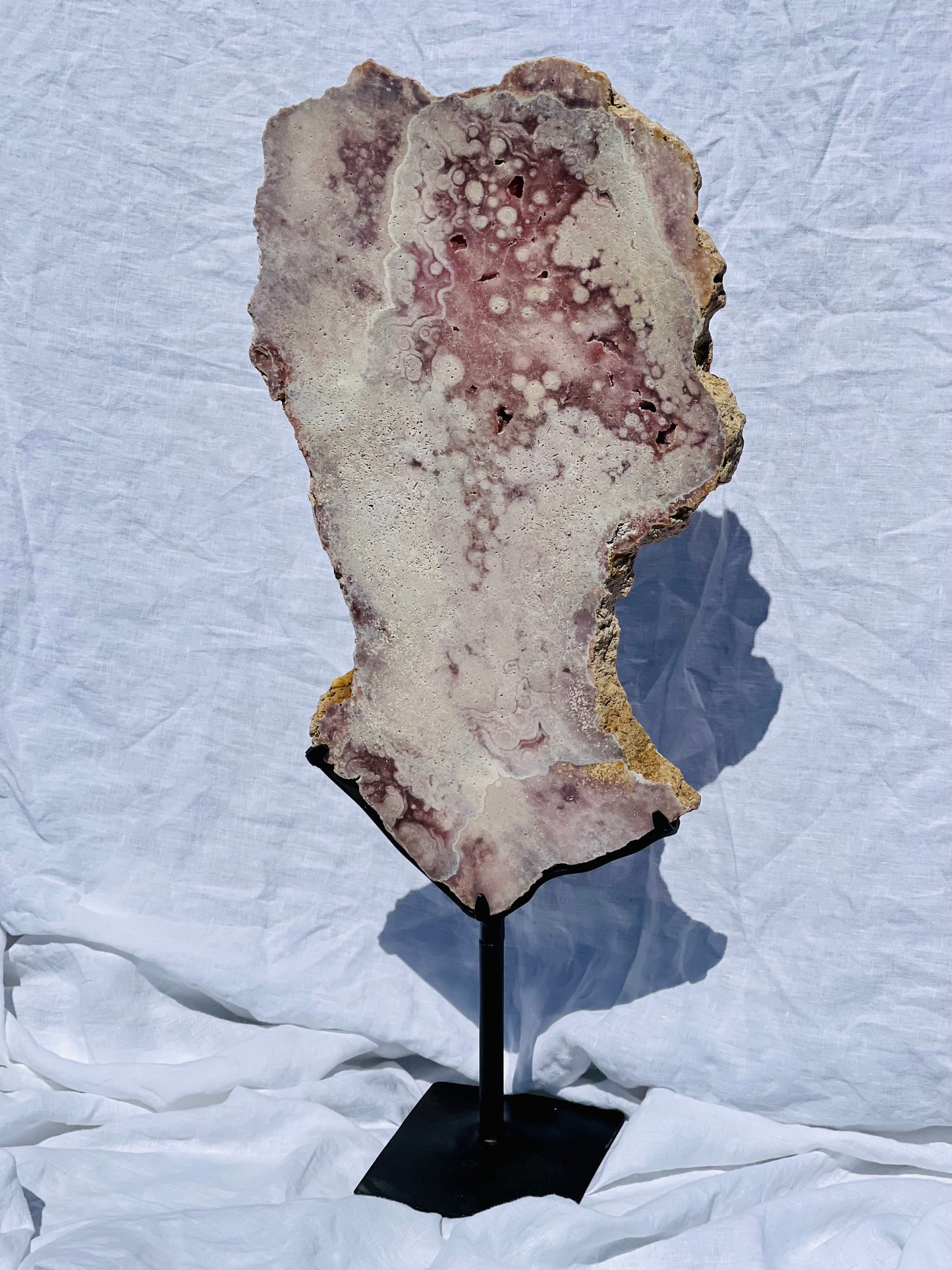Brazilian Pink Amethyst Slab - Jumbo