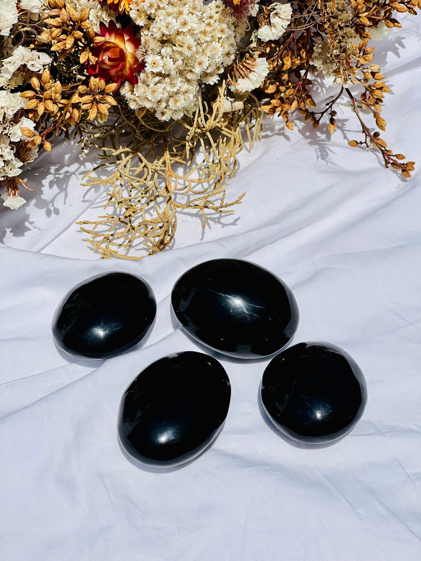 Black Obsidian Palmstone