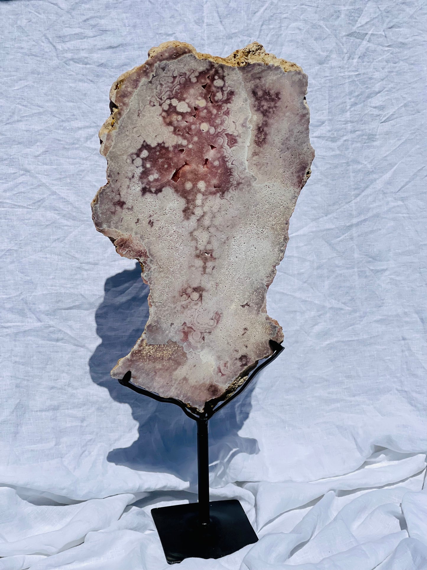 Brazilian Pink Amethyst Slab - Jumbo