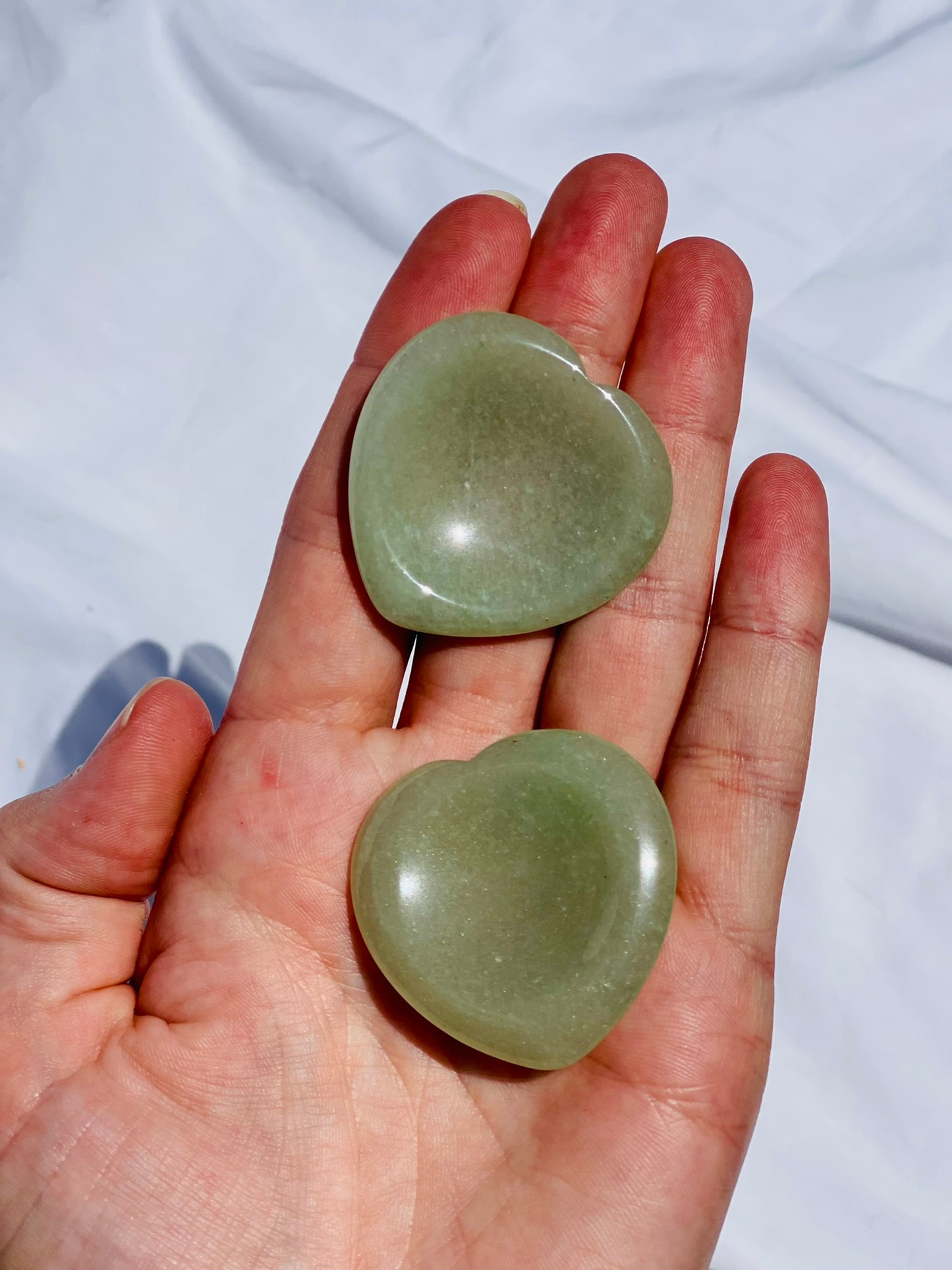 Green Aventurine Heart Worrystone