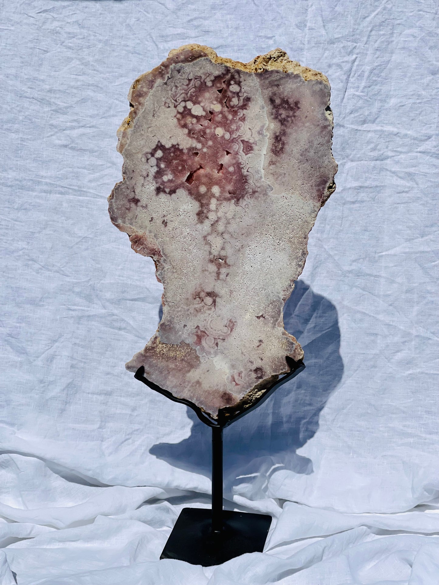 Brazilian Pink Amethyst Slab - Jumbo