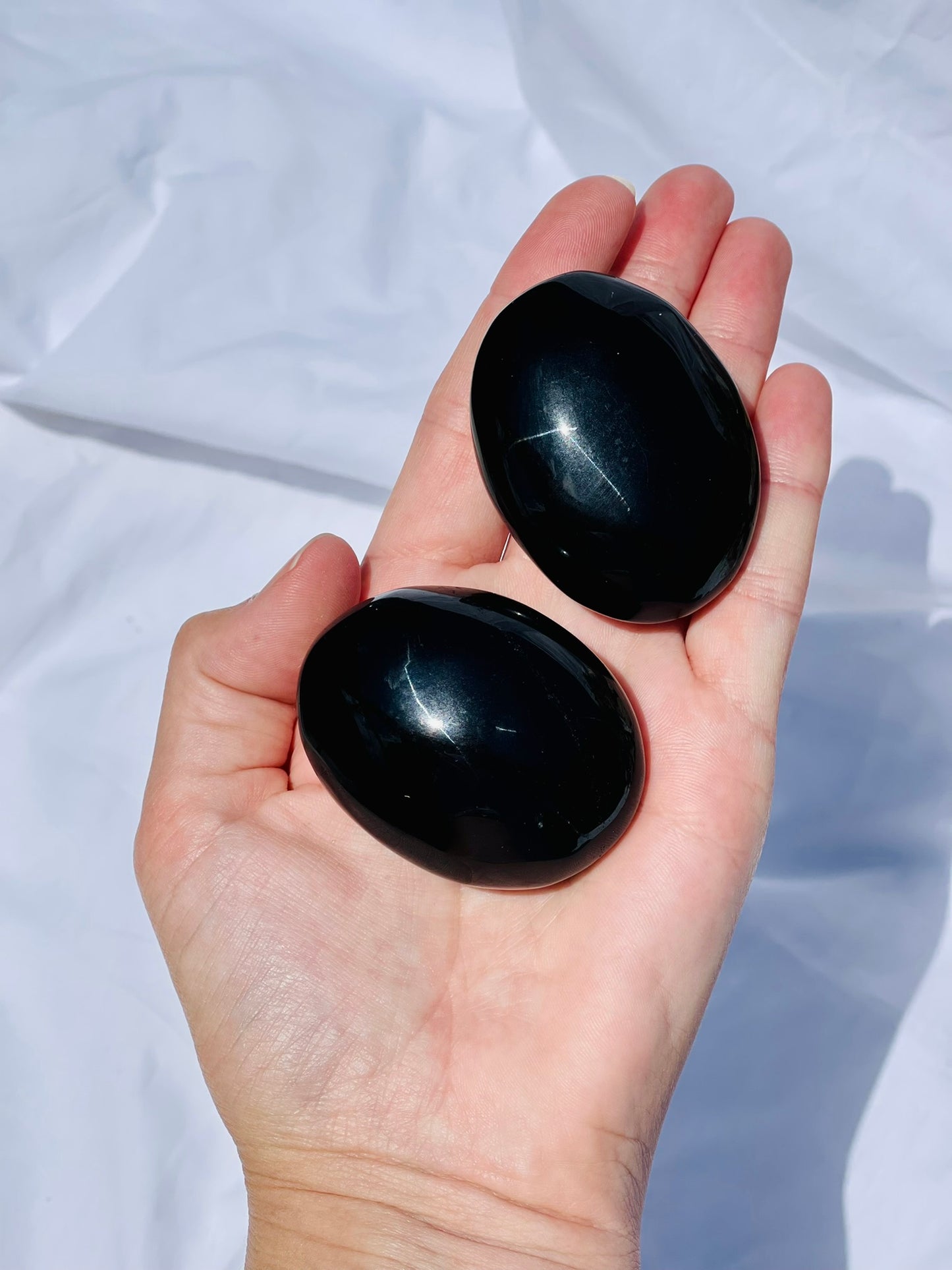 Black Obsidian Palmstone