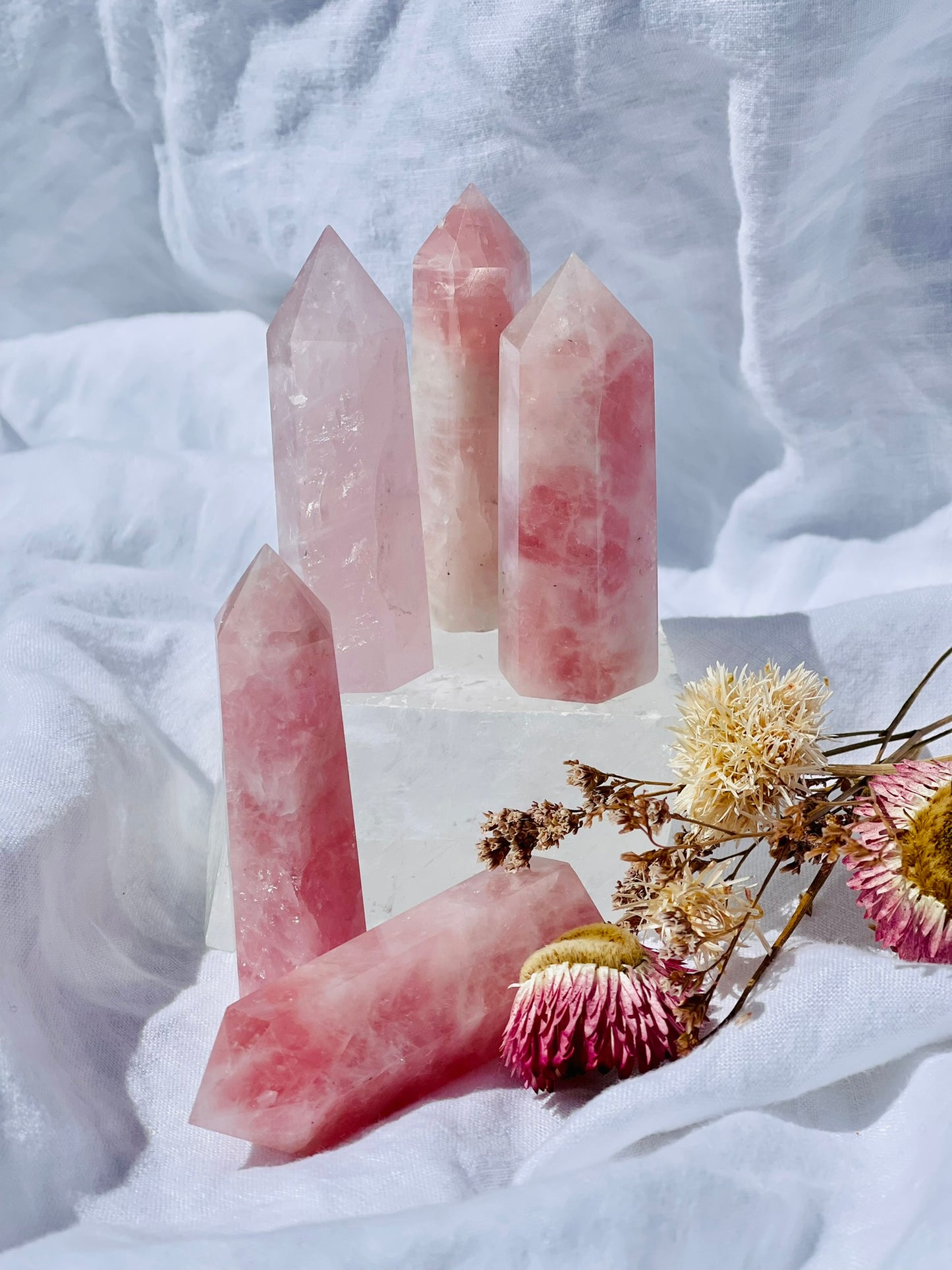 Rose Quartz Points