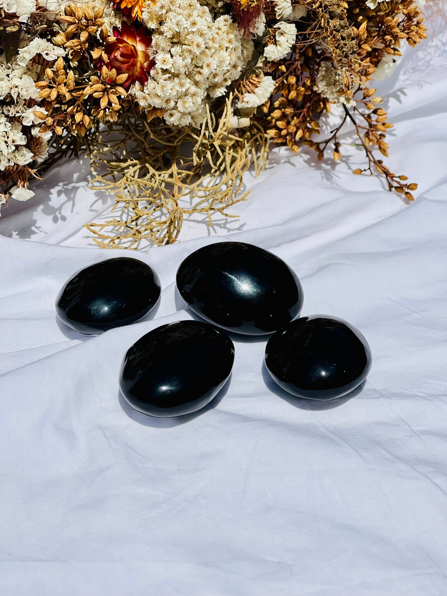 Black Obsidian Palmstone