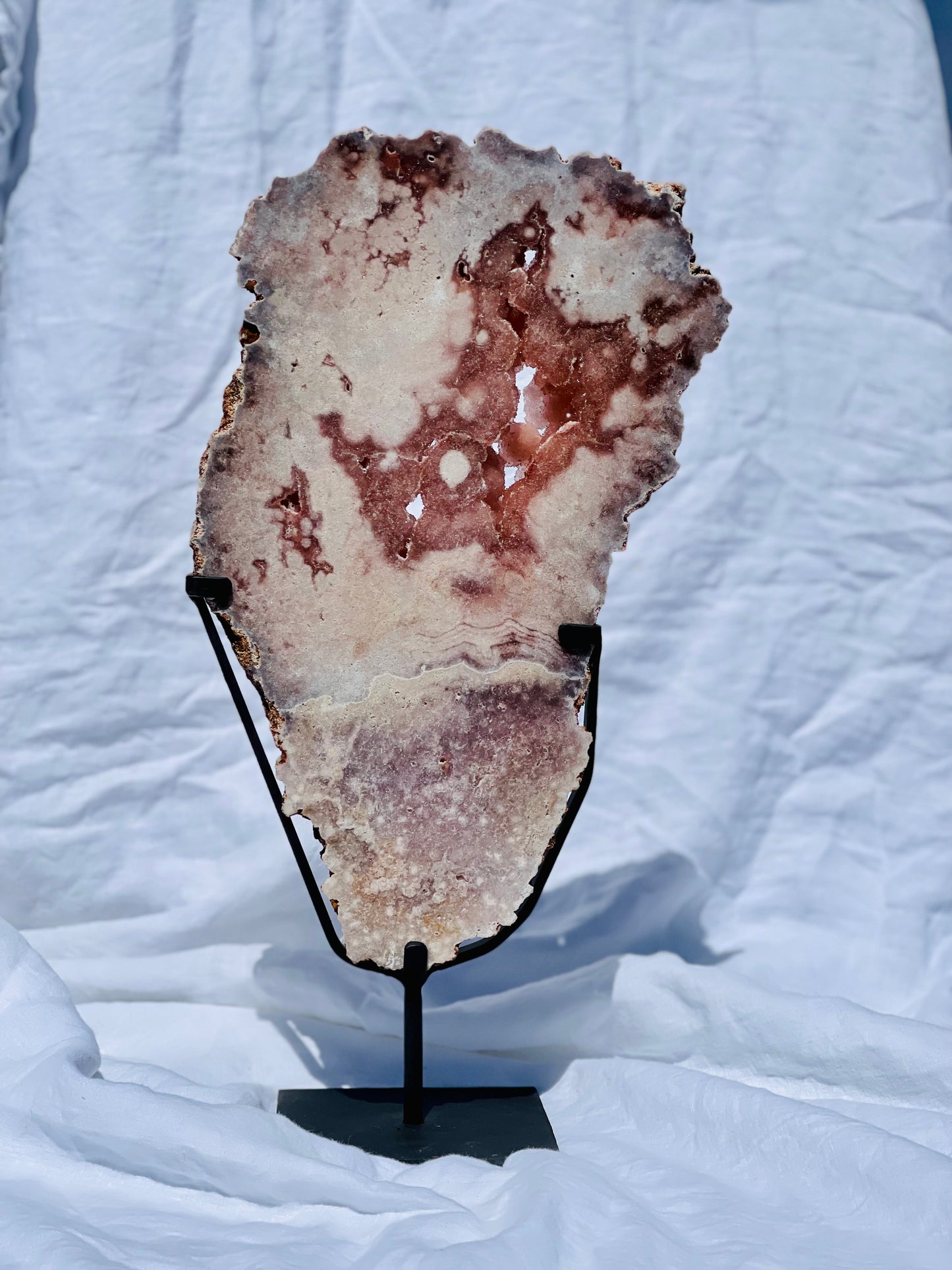 Brazilian Pink Amethyst Slab - Large
