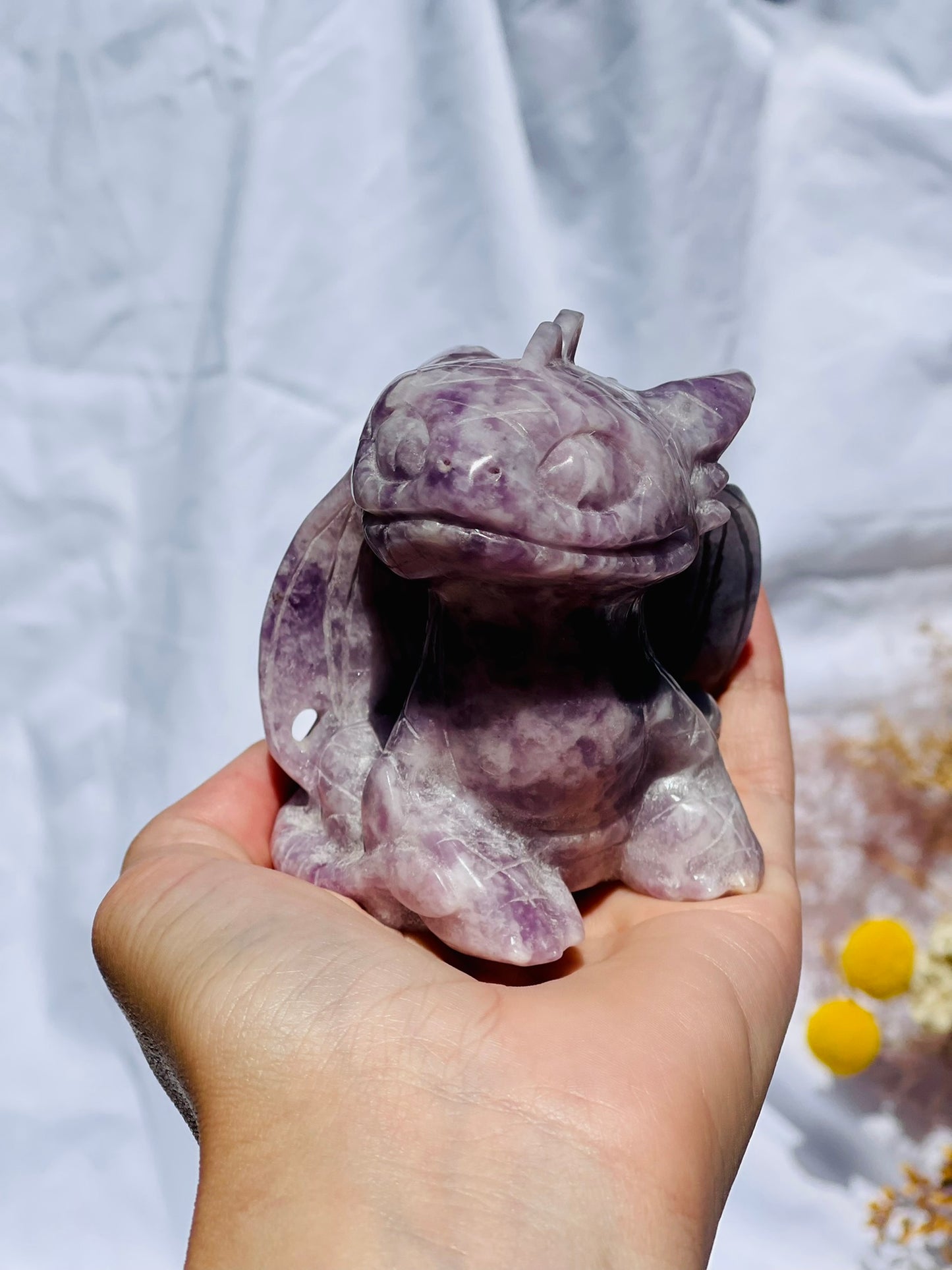 Lepidolite Toothless Dragon