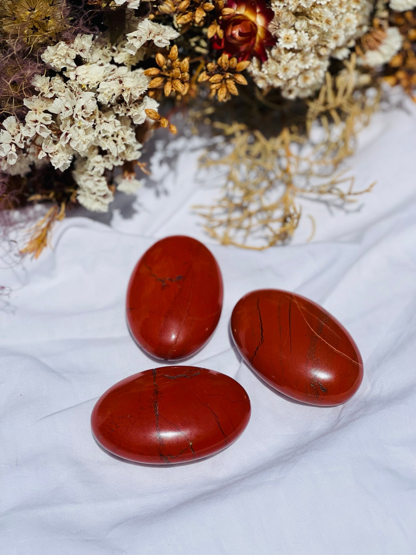 Red Jasper Palmstone