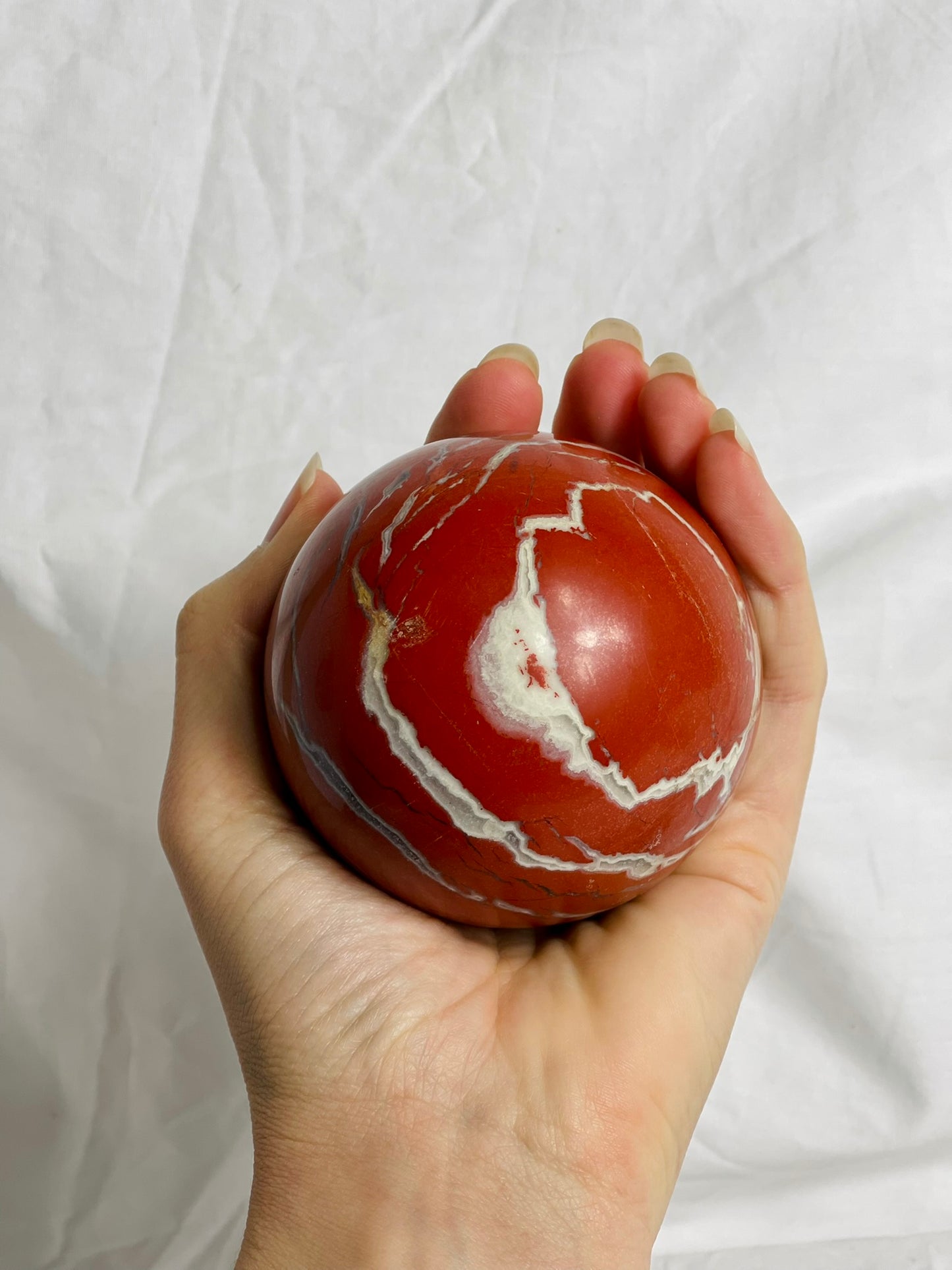 Red Jasper Sphere