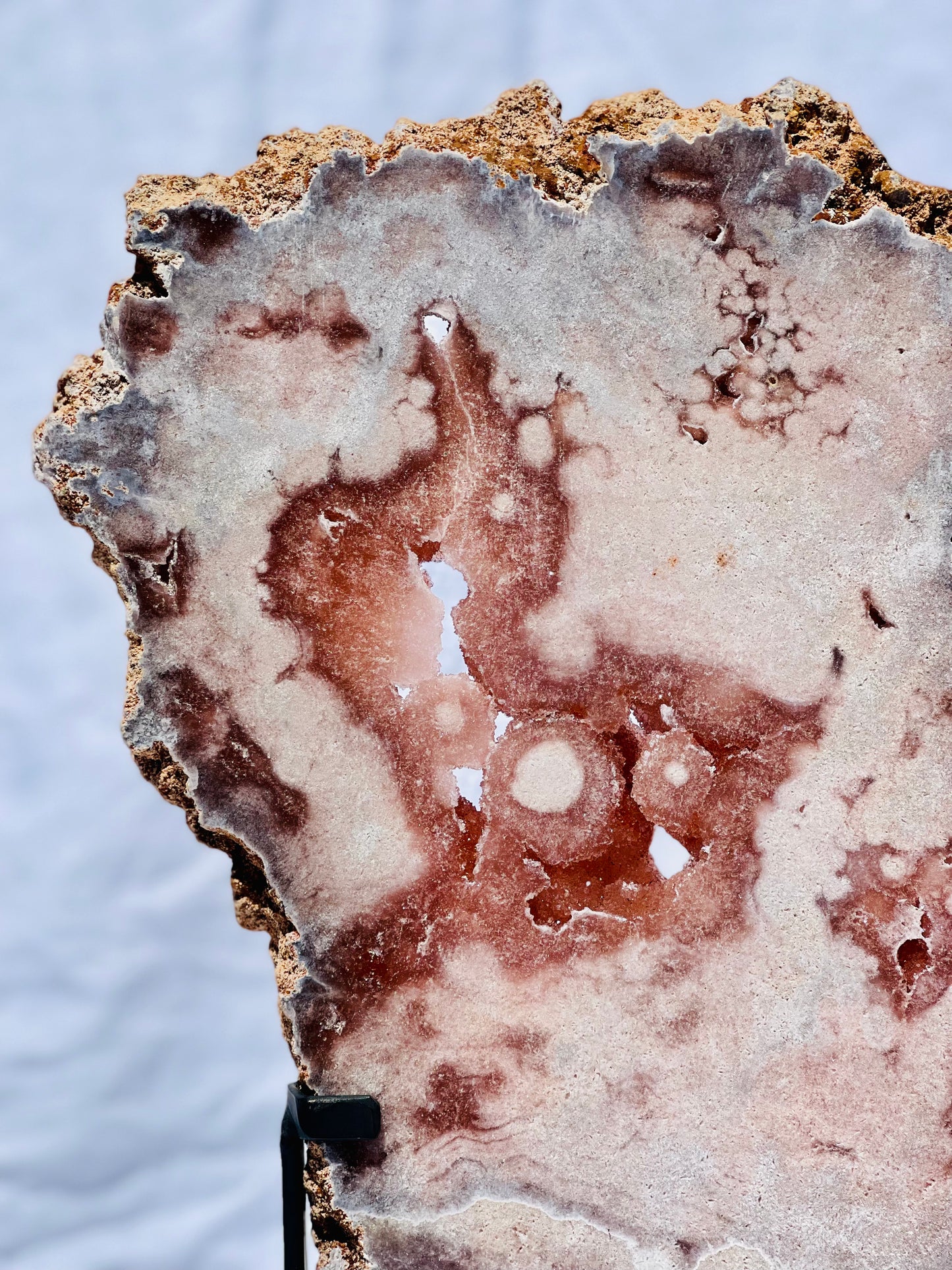Brazilian Pink Amethyst Slab - Large