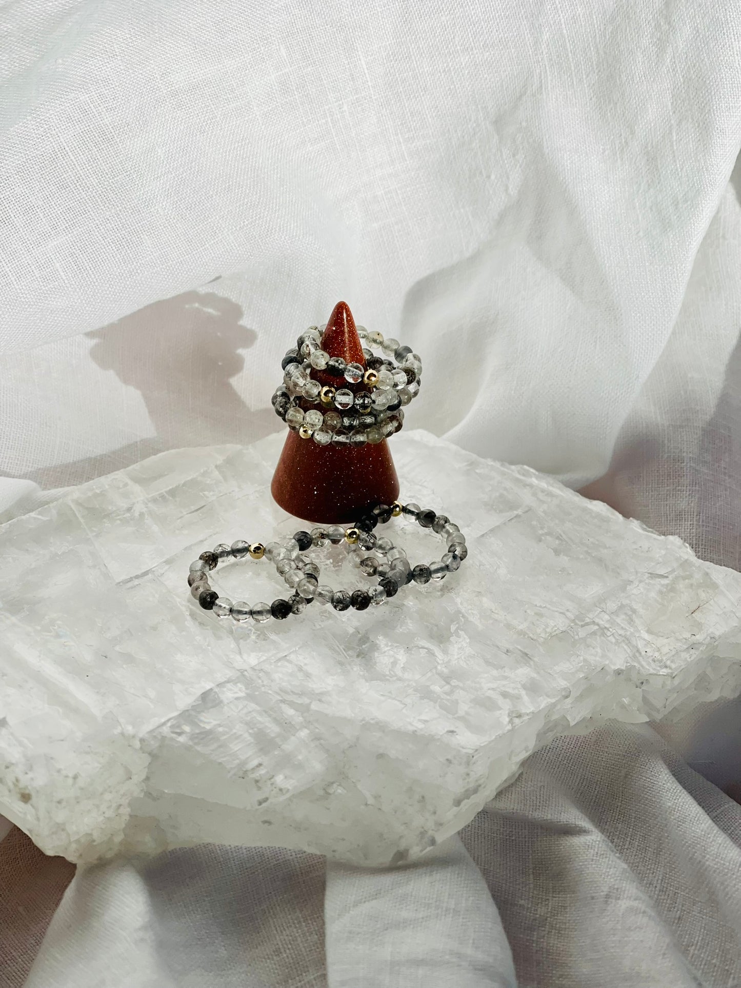 Tourmalated Quartz Ring