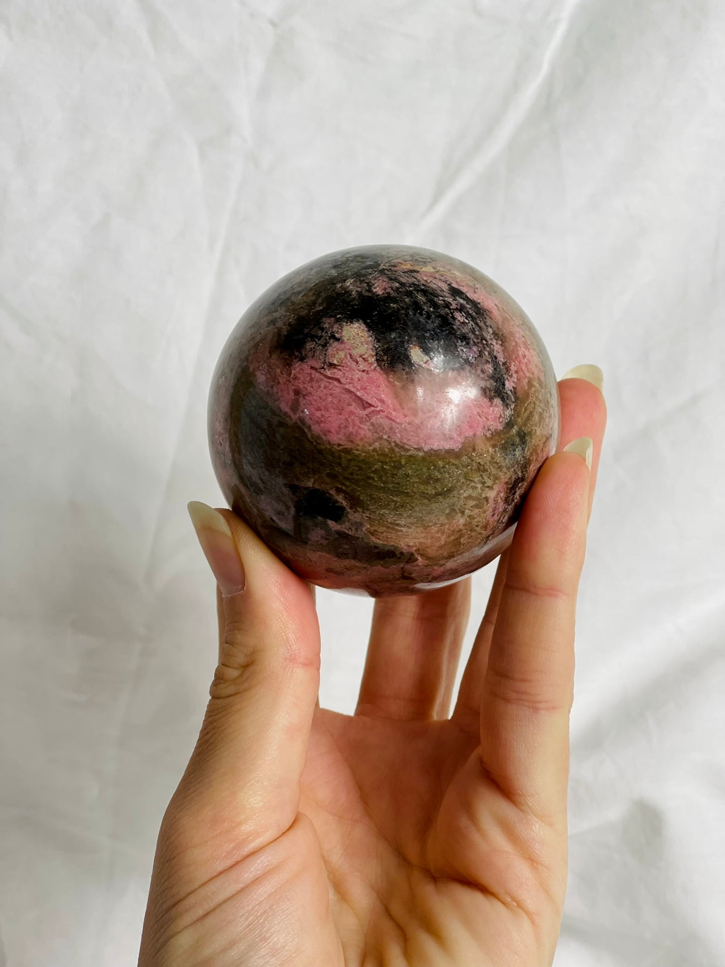 Rhodonite Sphere