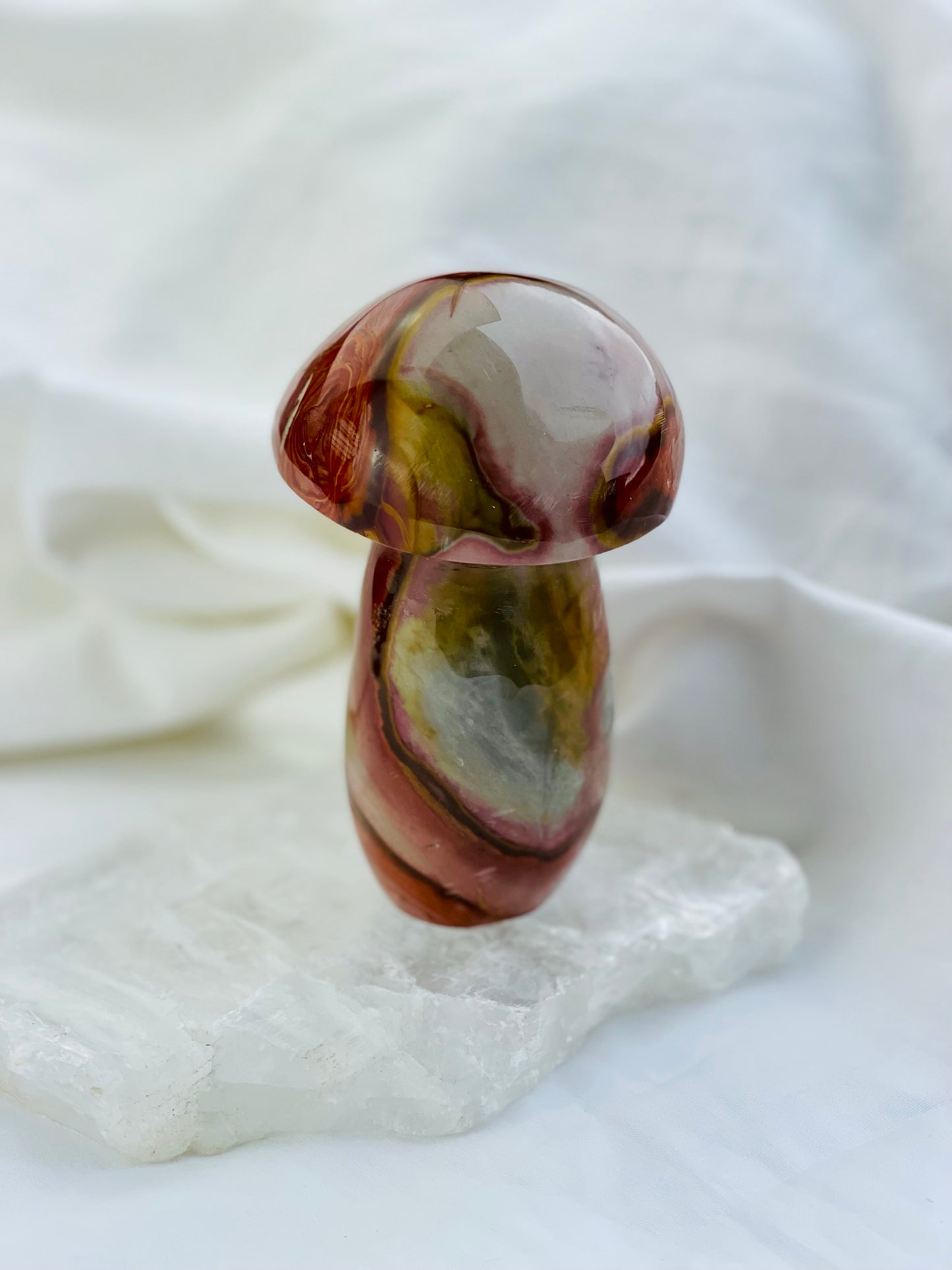 Polychrome Jasper Mushroom
