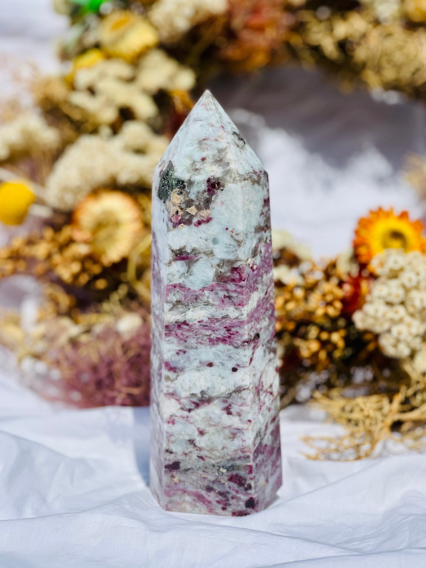 Pink Tourmaline Point
