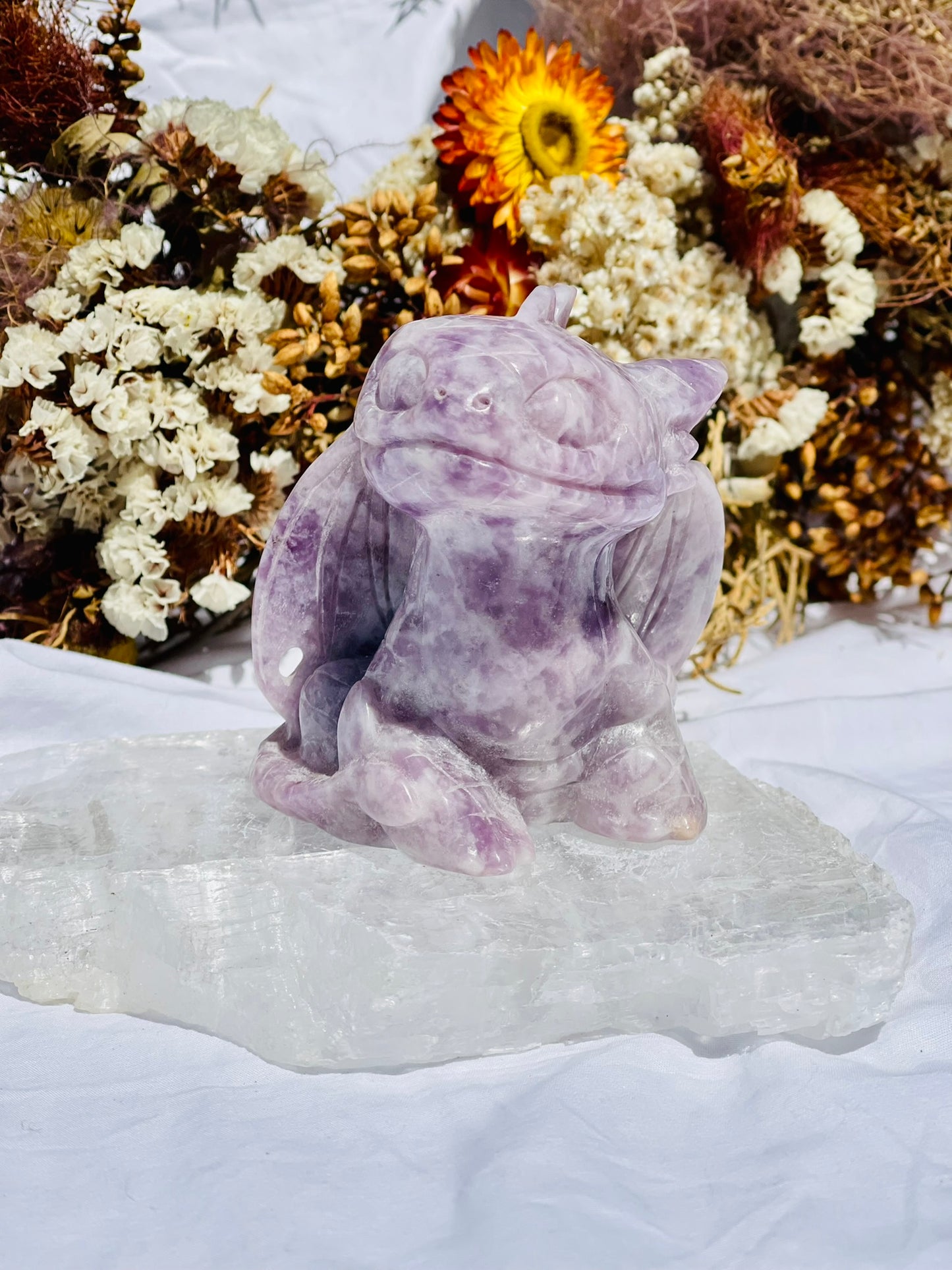 Lepidolite Toothless Dragon