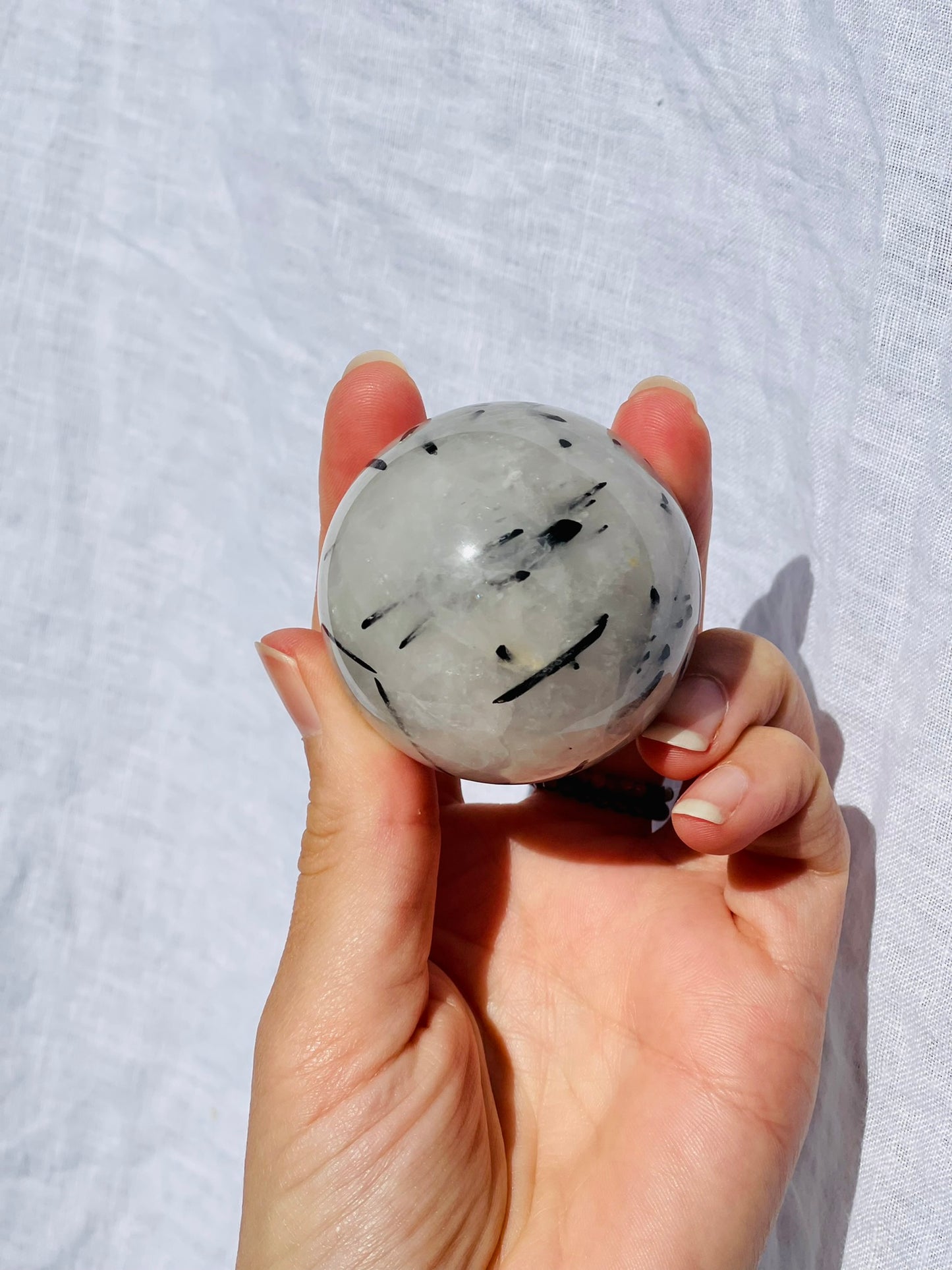 Tourmalated Quartz Sphere